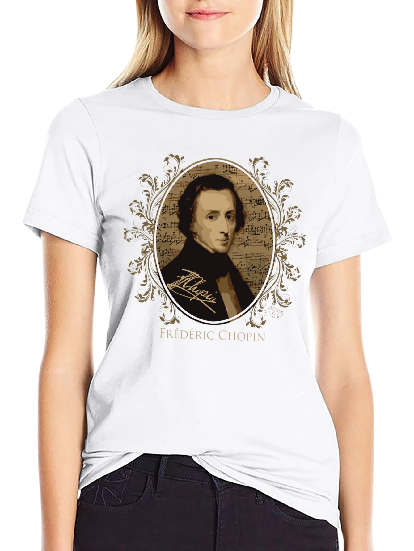 Frédéric Chopin Portrait T-Shirt - Classical Music Tee