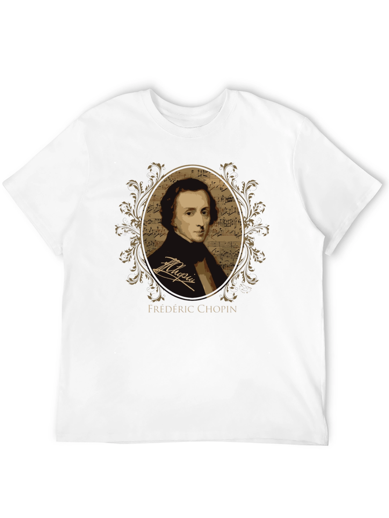Frédéric Chopin Portrait T-Shirt - Classical Music Tee