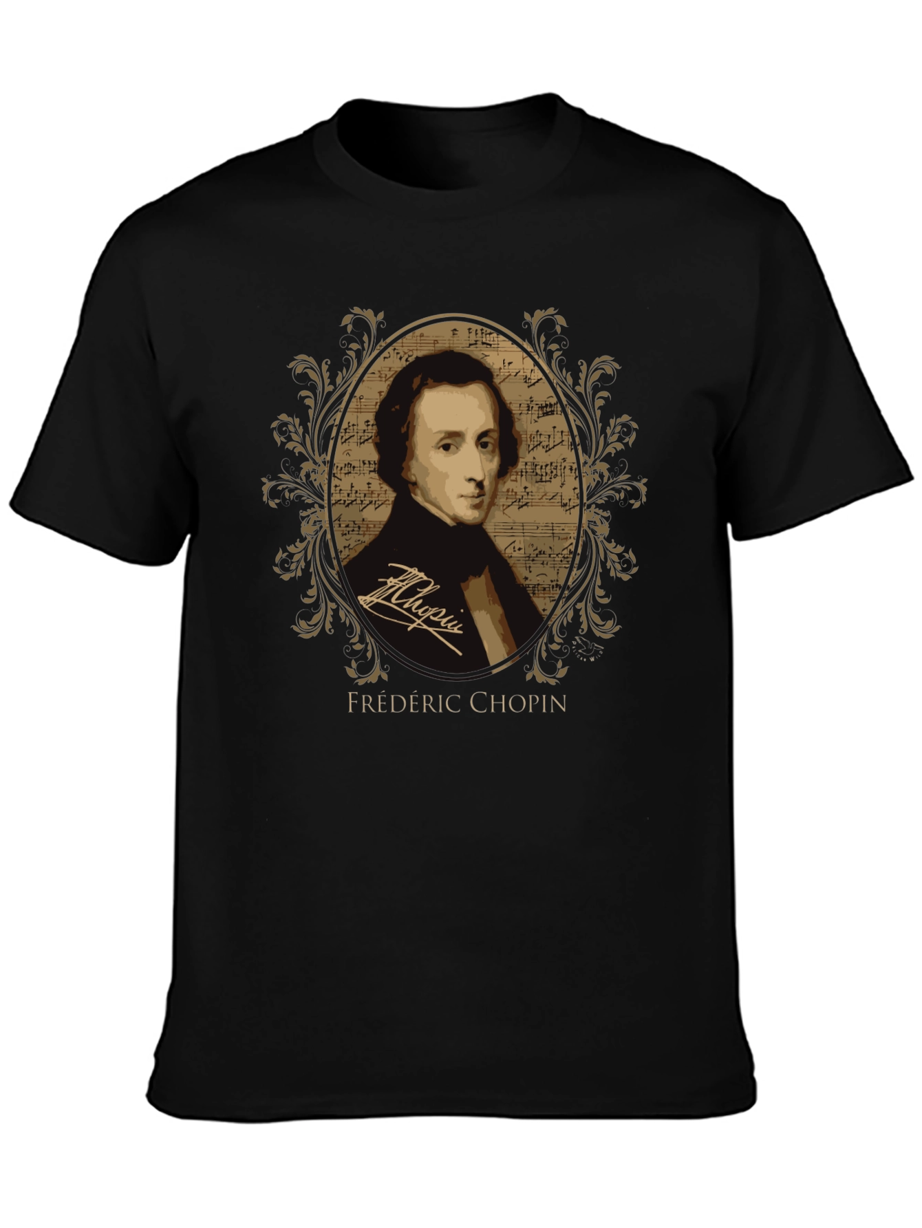 Frédéric Chopin Portrait T-Shirt - Classical Music Tee