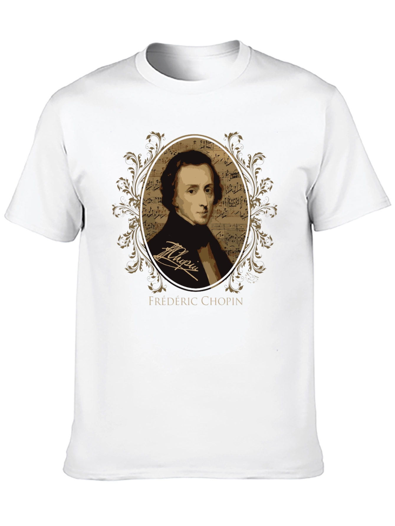 Frédéric Chopin Portrait T-Shirt - Classical Music Tee