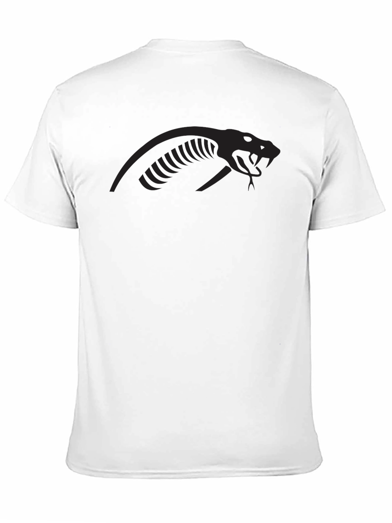 Mens Black Viper Graphic T-Shirt