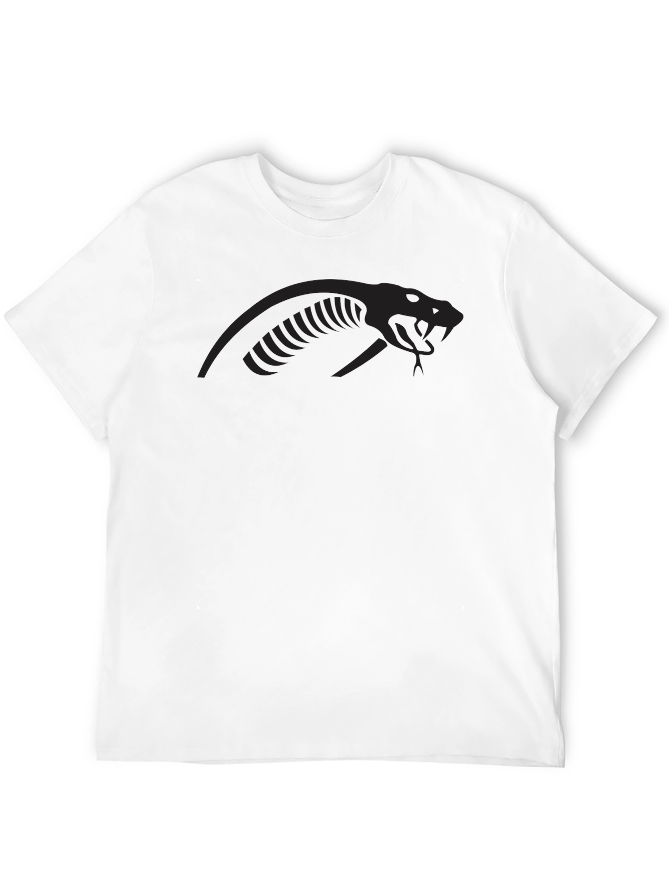 Mens Black Viper Graphic T-Shirt