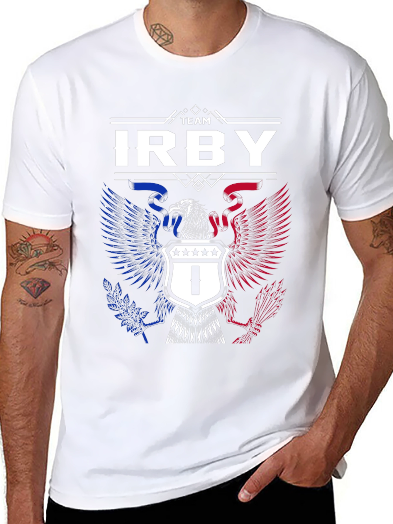Team Irby Eagle Patriotic T-Shirt