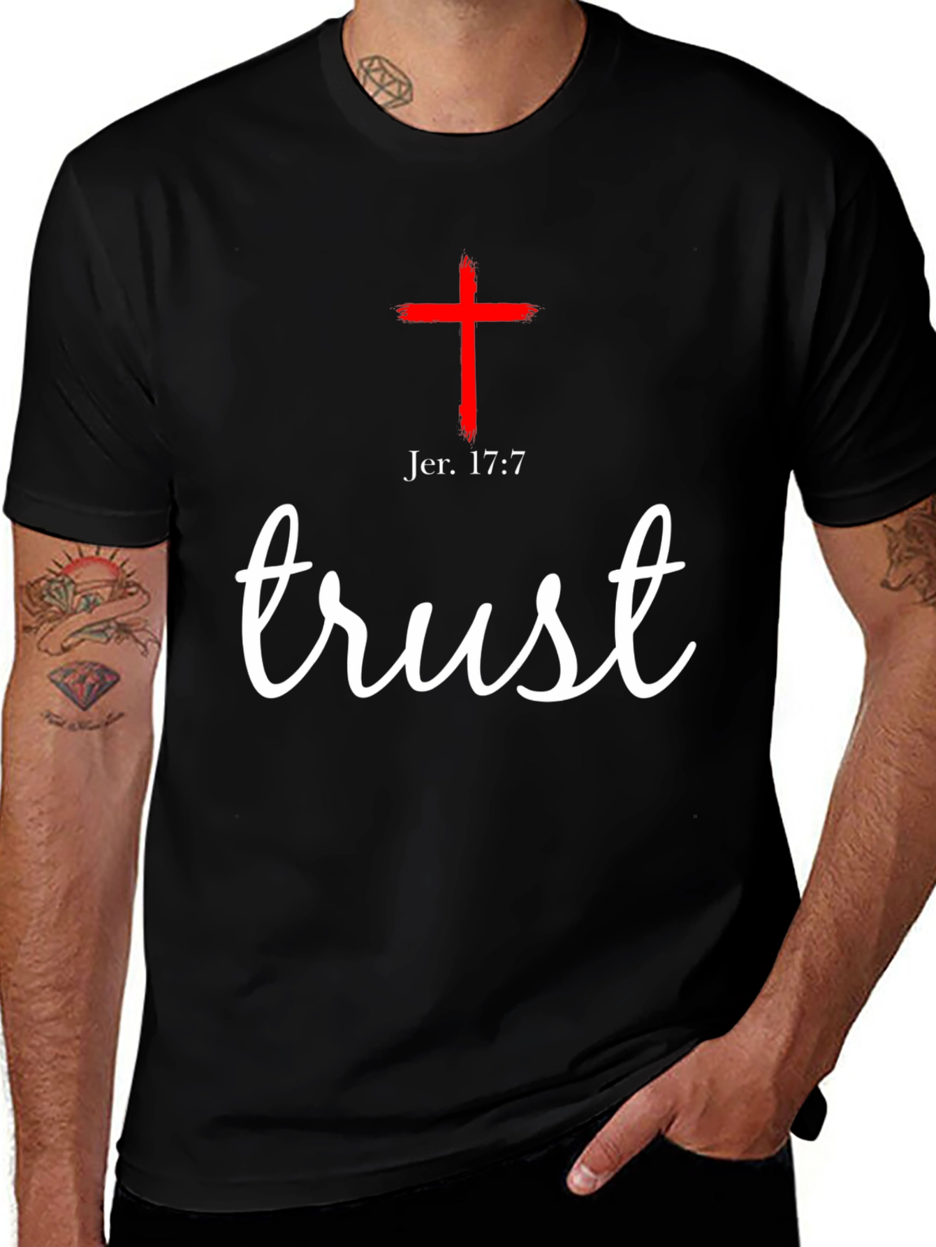 Trust Graphic Tee - Religious T-Shirt