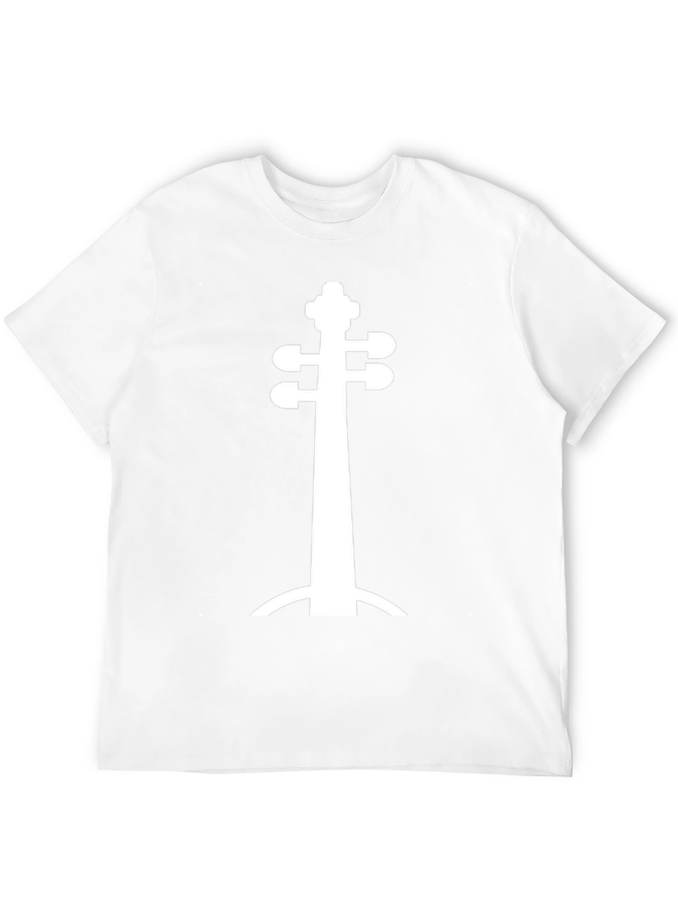 Unique String Instrument Silhouette Black T-Shirt