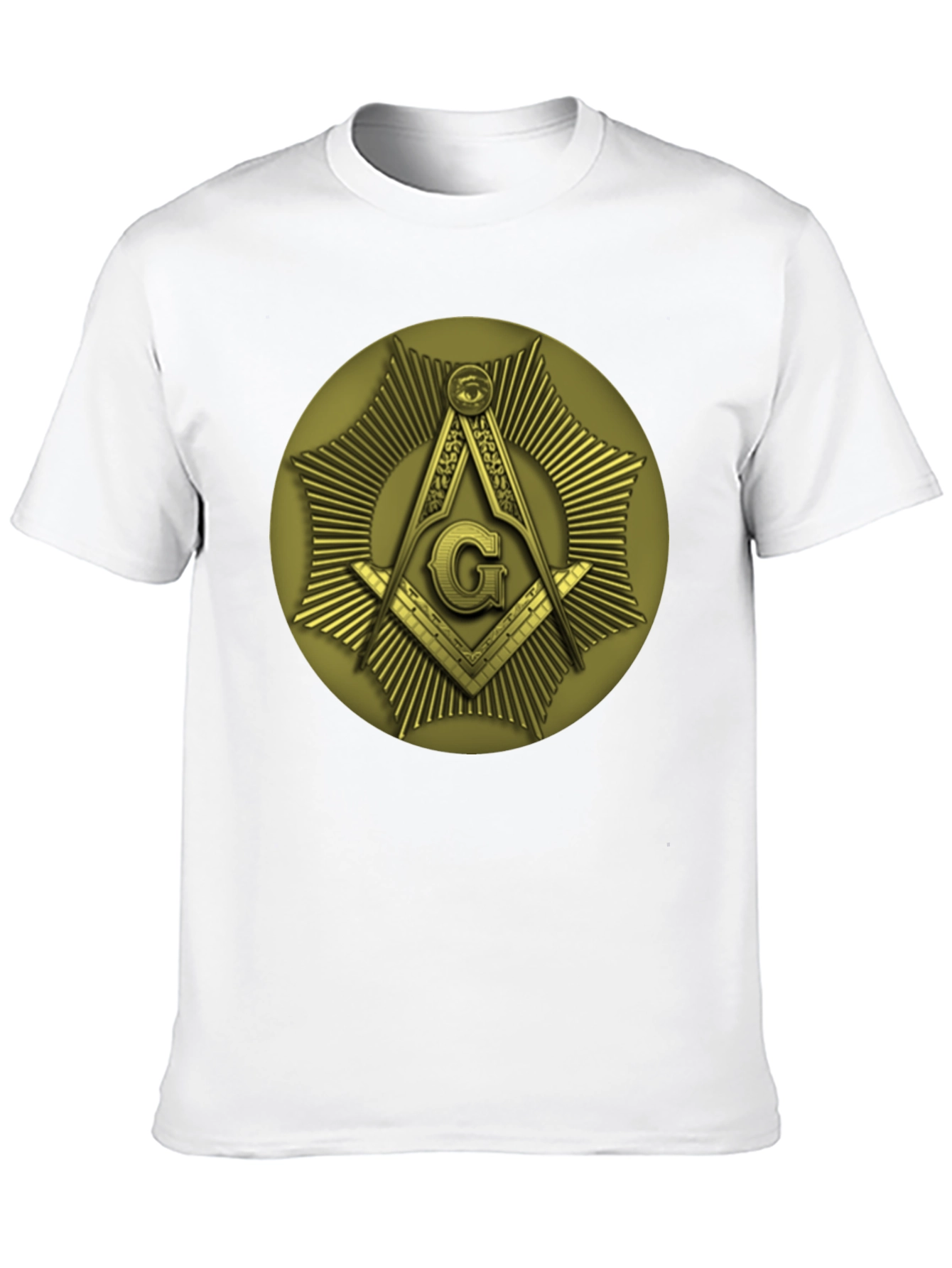 Masonic Symbol T-Shirt: Square & Compass Design