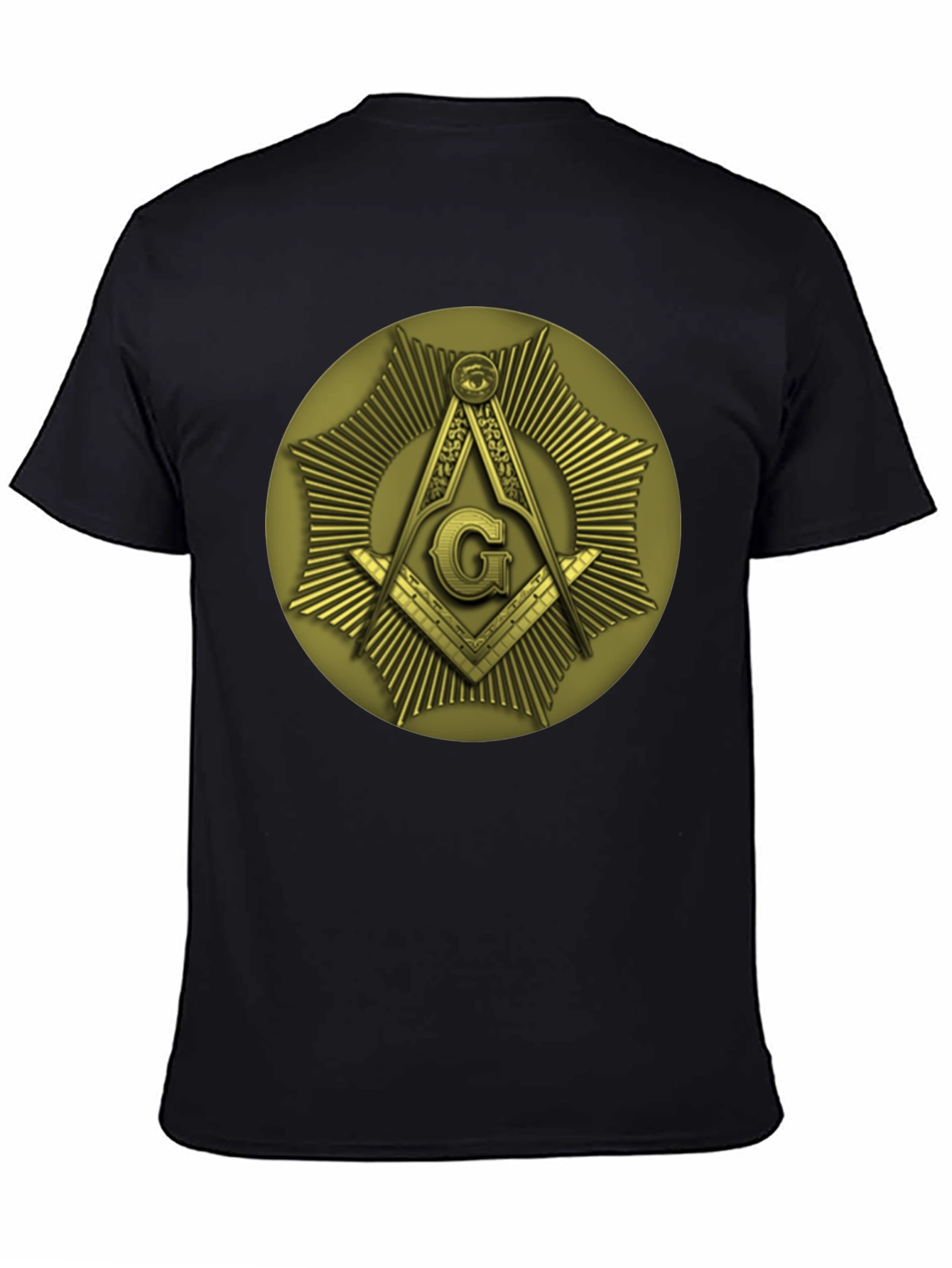 Masonic Symbol T-Shirt: Square & Compass Design