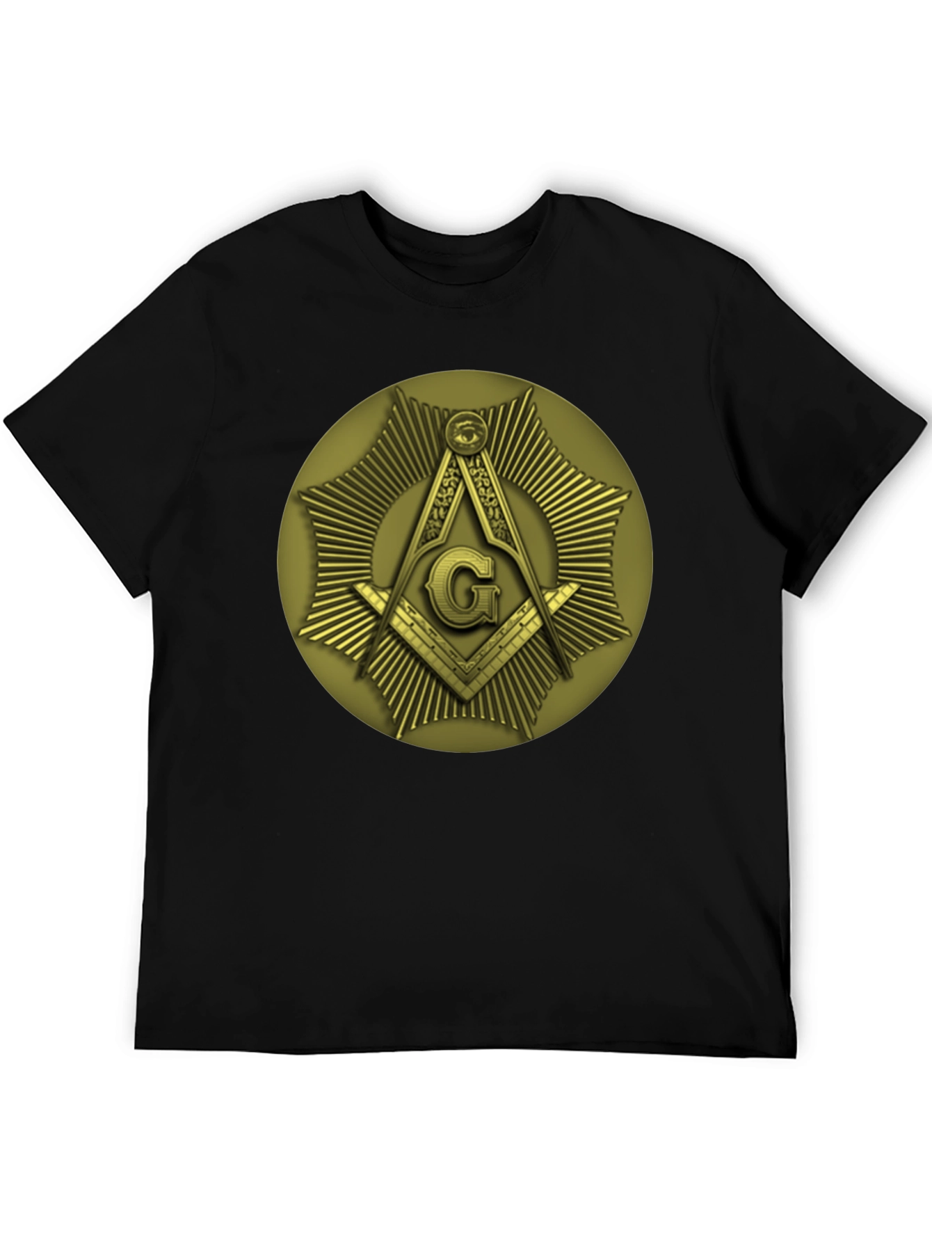 Masonic Symbol T-Shirt: Square & Compass Design