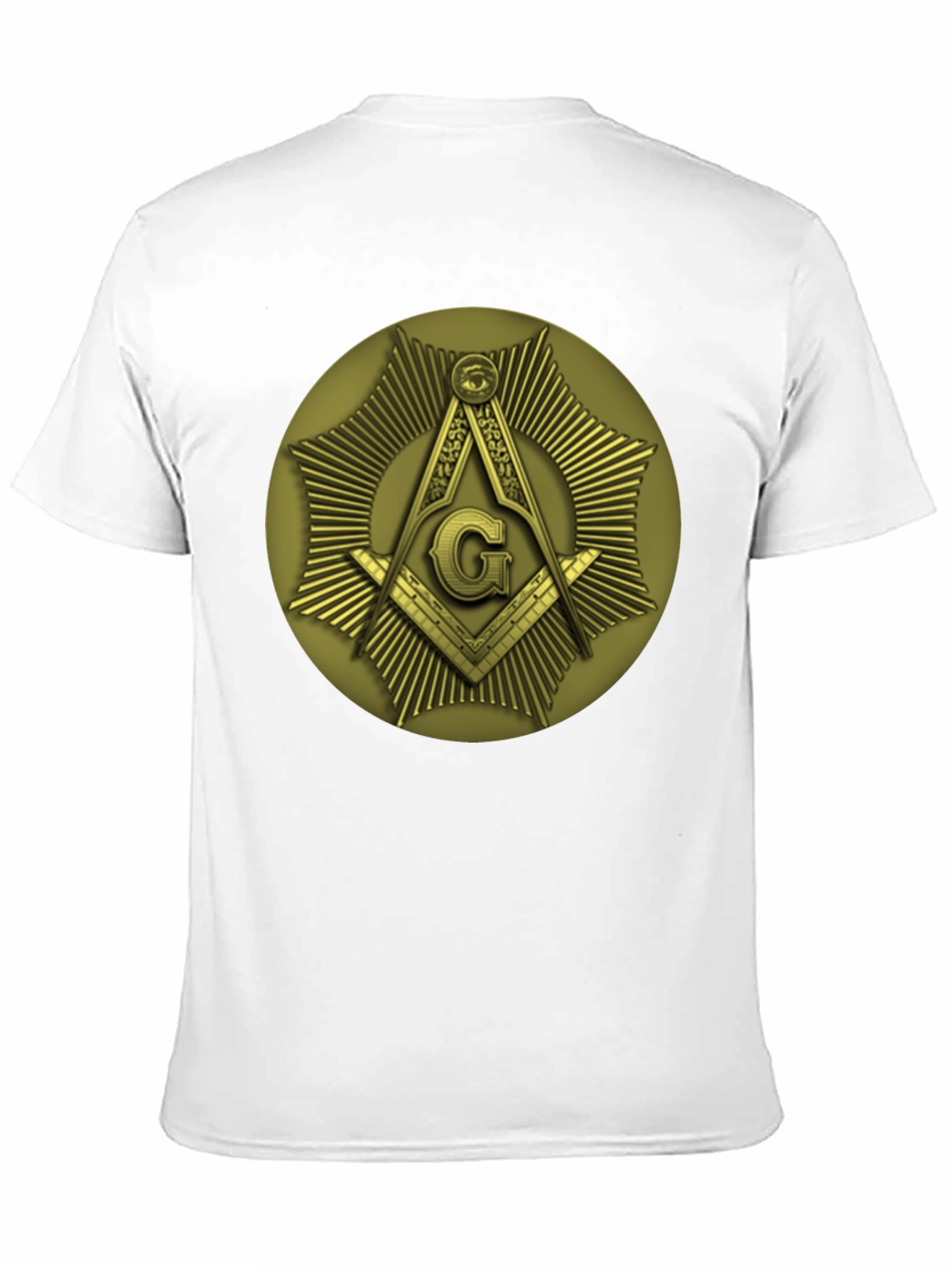 Masonic Symbol T-Shirt: Square & Compass Design