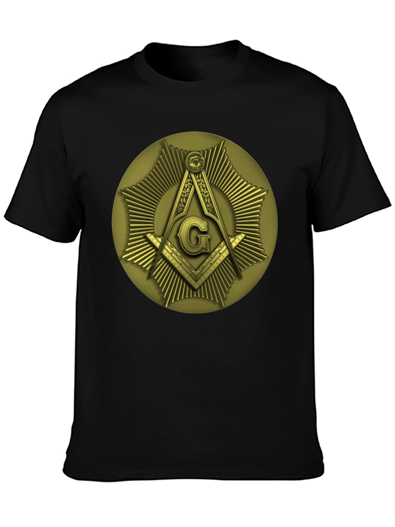 Masonic Symbol T-Shirt: Square & Compass Design