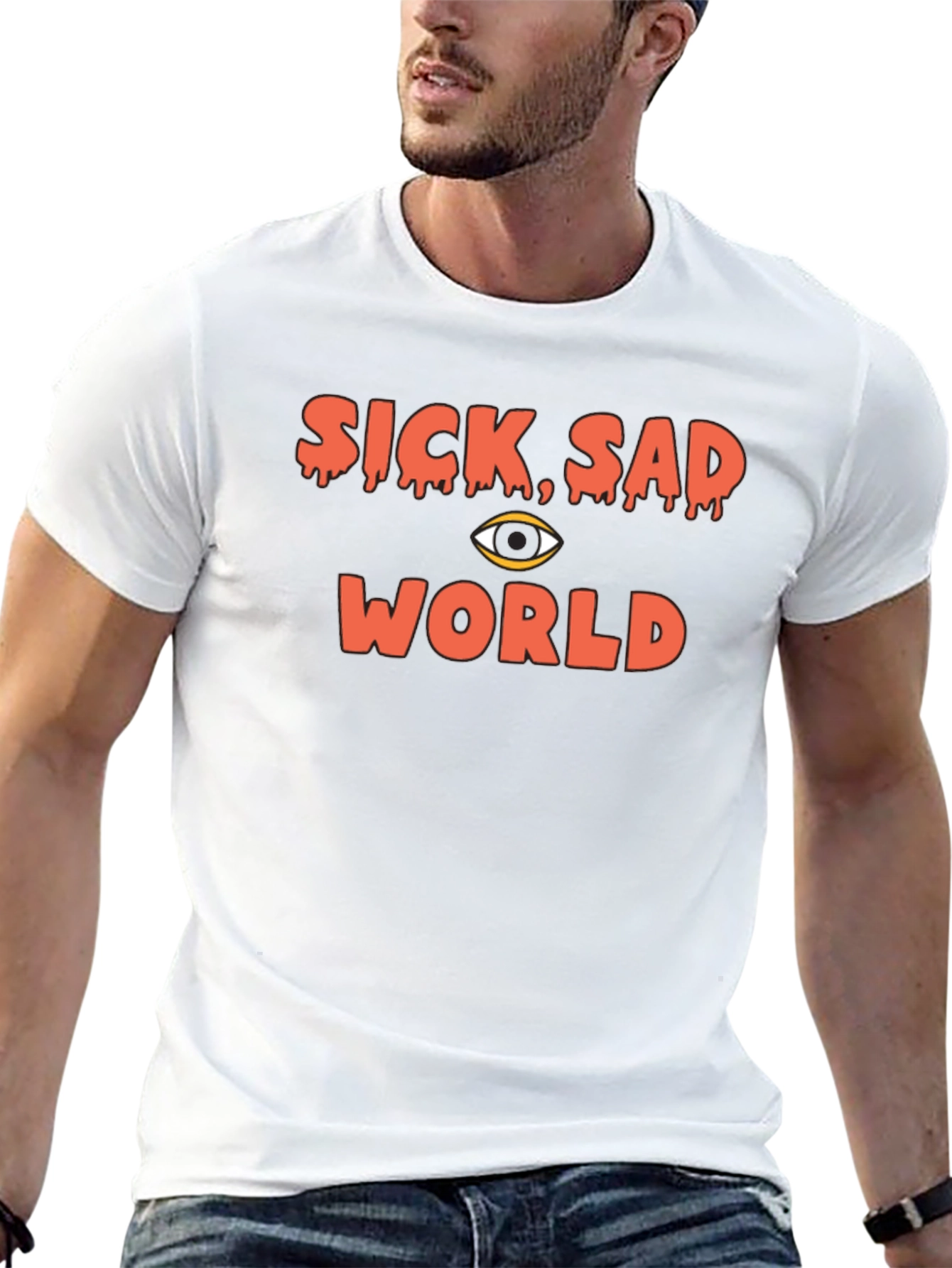 Sick Sad World Graphic Tee - Black T-Shirt