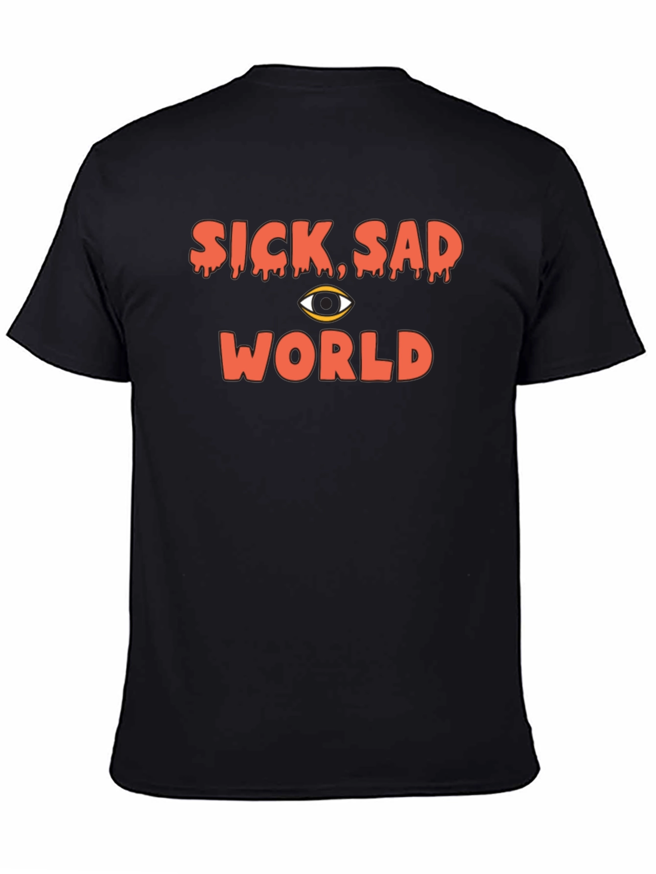 Sick Sad World Graphic Tee - Black T-Shirt