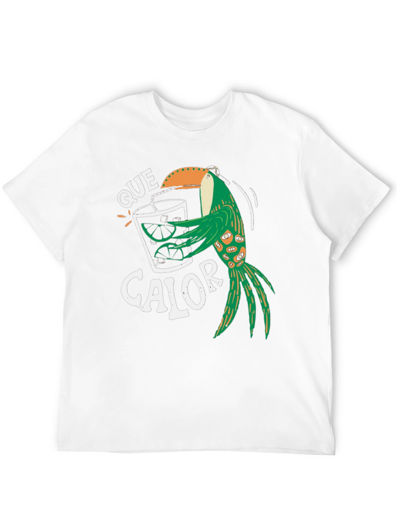 Que Calor Toucan T-Shirt - Tropical Graphic Tee