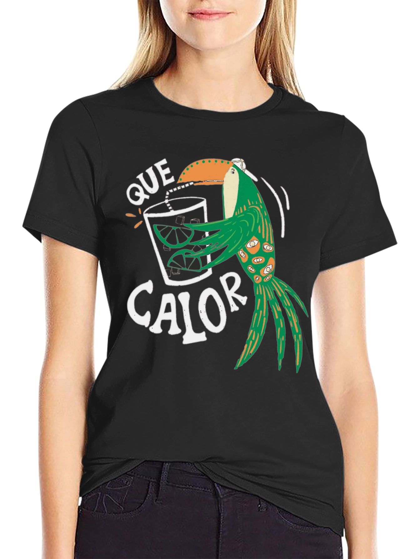 Que Calor Toucan T-Shirt - Tropical Graphic Tee