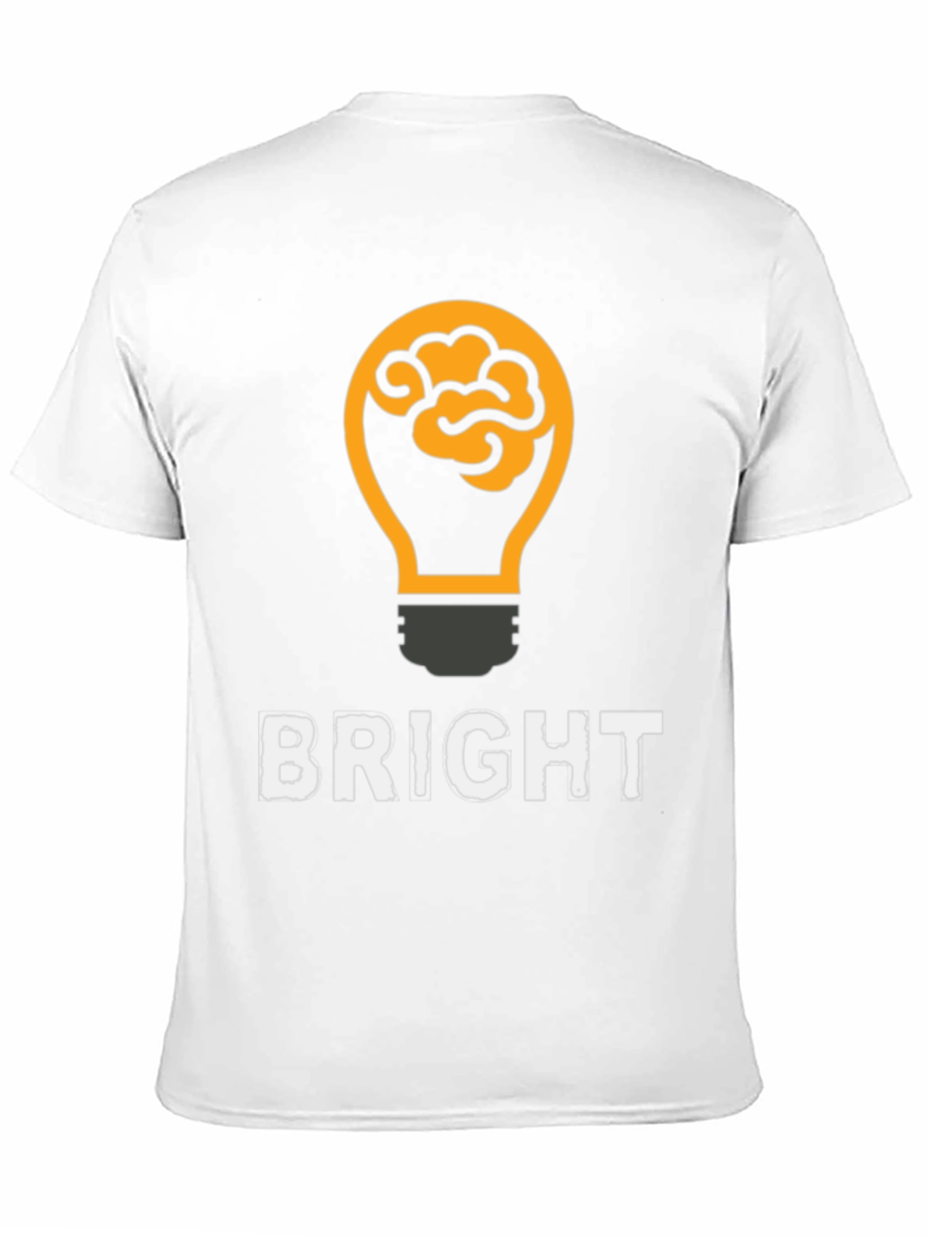 Bright Idea Brain Lightbulb Graphic T-Shirt