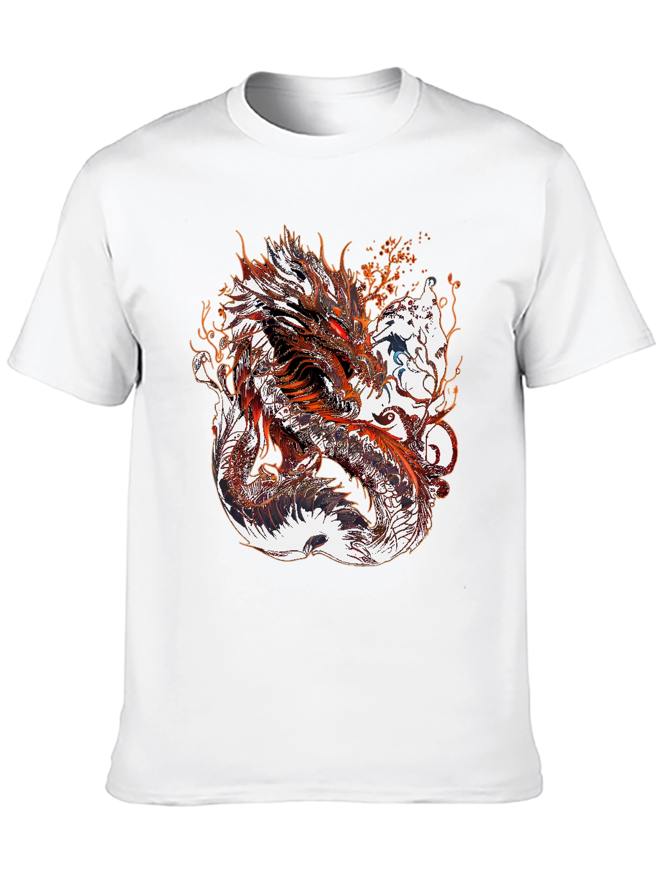Dragon Graphic Print T-Shirt