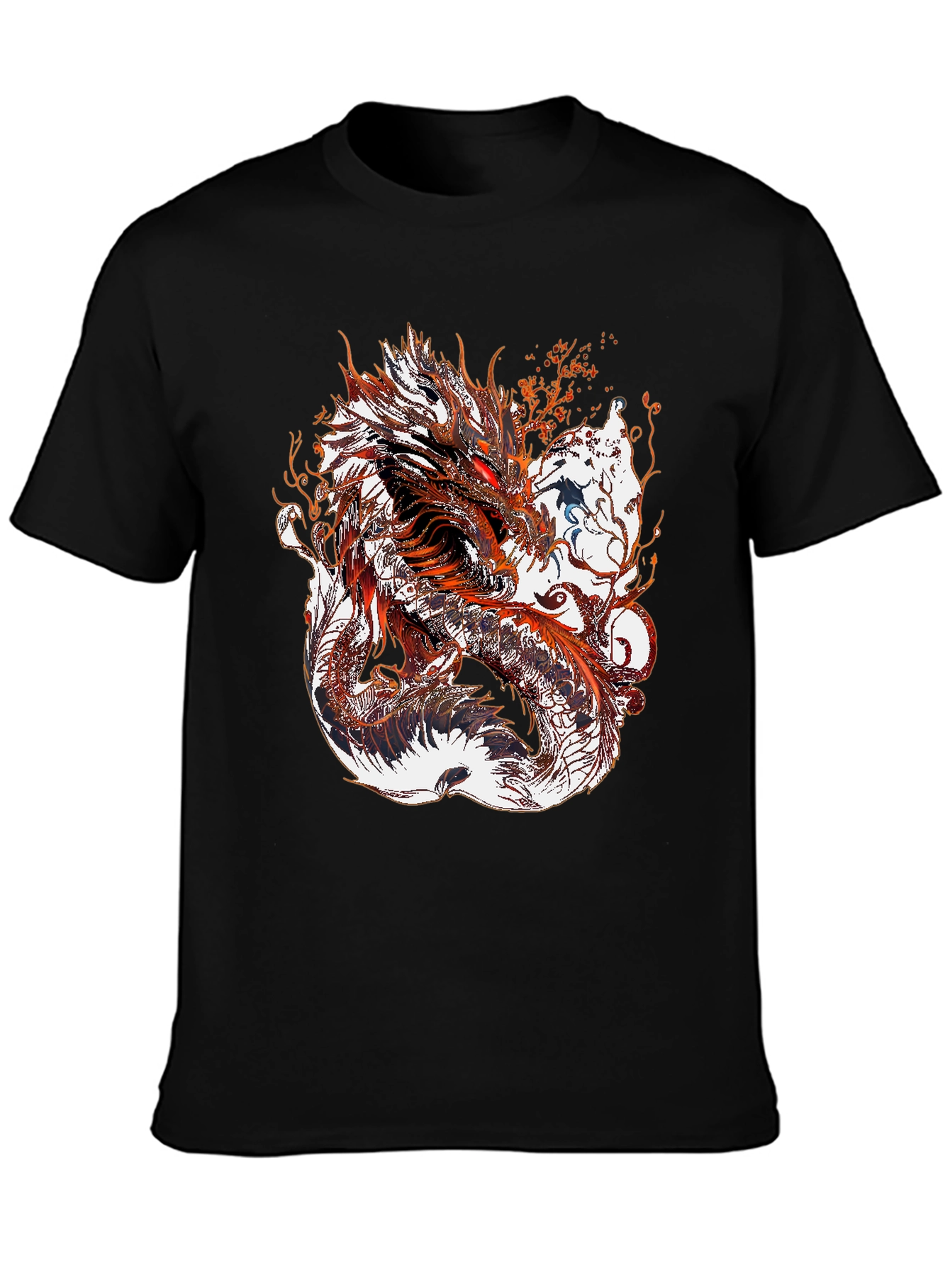 Dragon Graphic Print T-Shirt