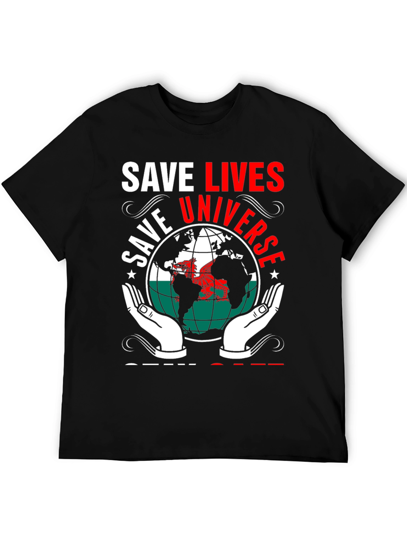 Save Lives Universe Graphic T-Shirt