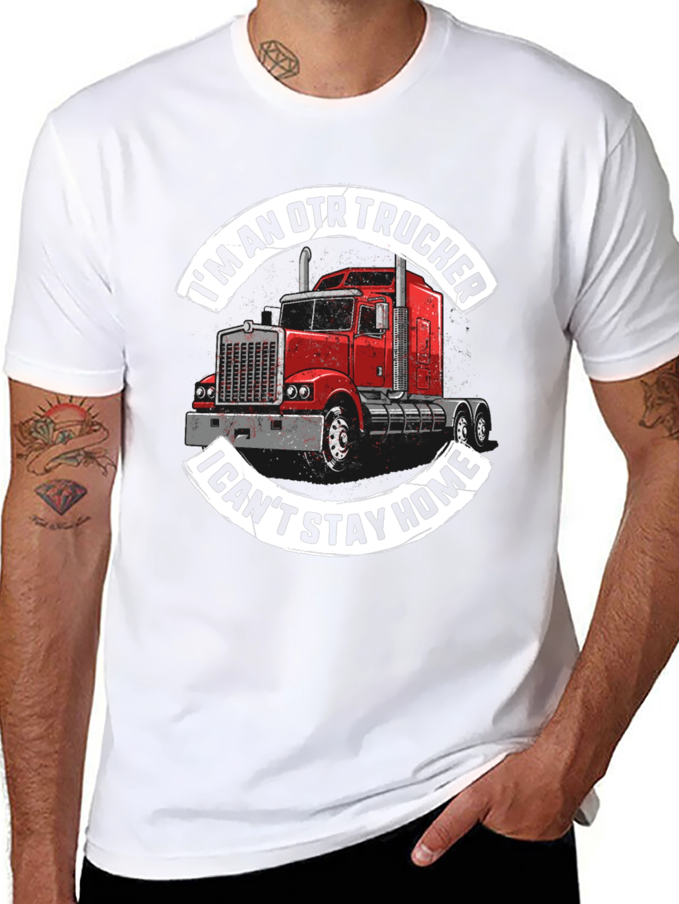 OTR Trucker Graphic Tee - I Cant Stay Home!