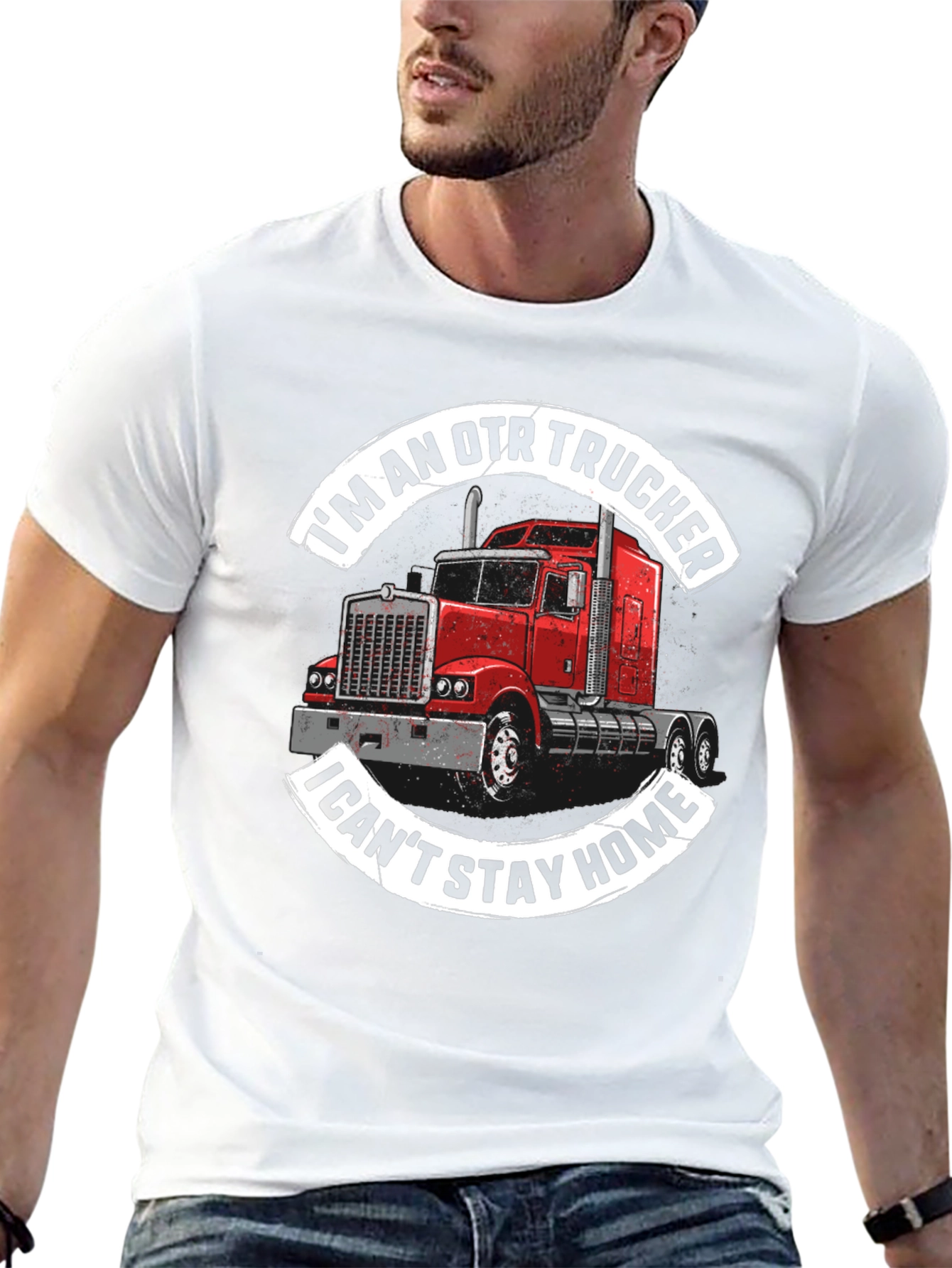 OTR Trucker Graphic Tee - I Cant Stay Home!