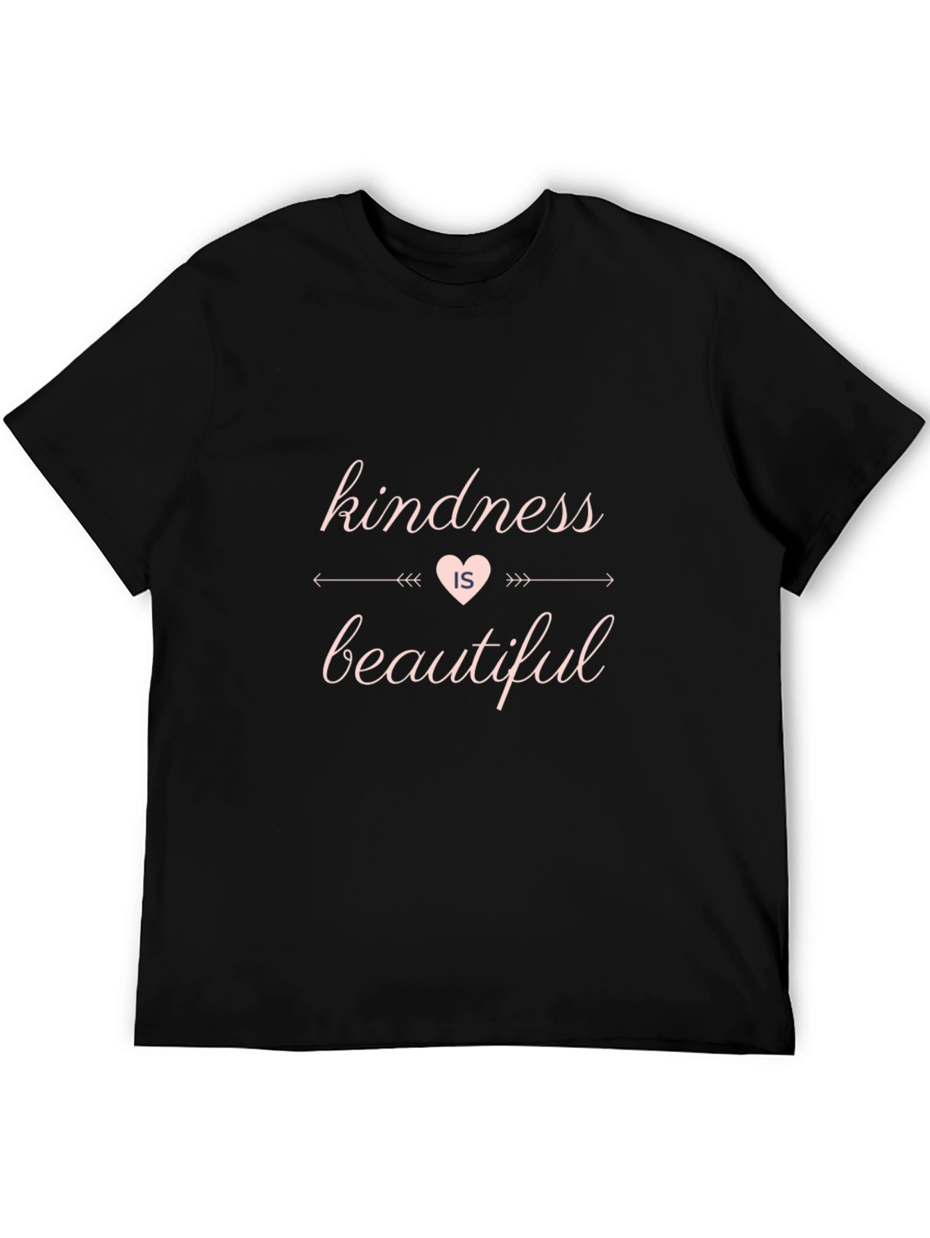 Kindness is Beautiful Black Graphic Tee