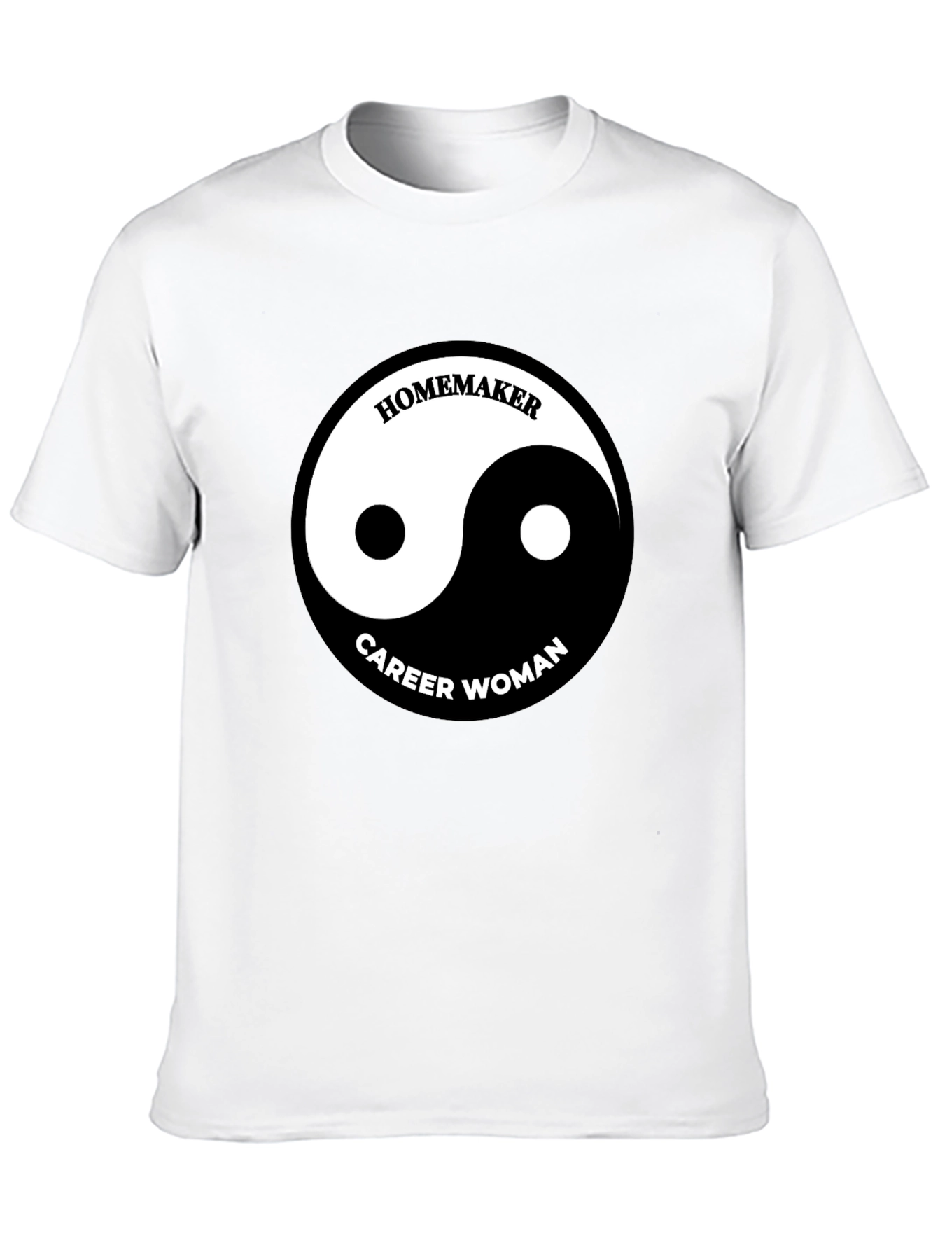 Yin Yang Homemaker Career Woman T-Shirt