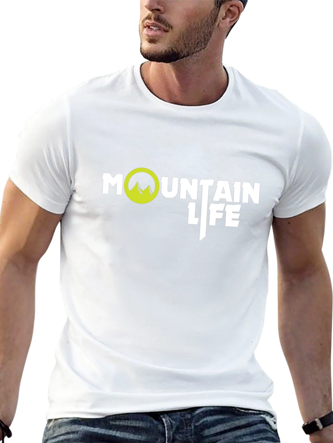 Mountain Life Black T-Shirt: Adventure Ready!