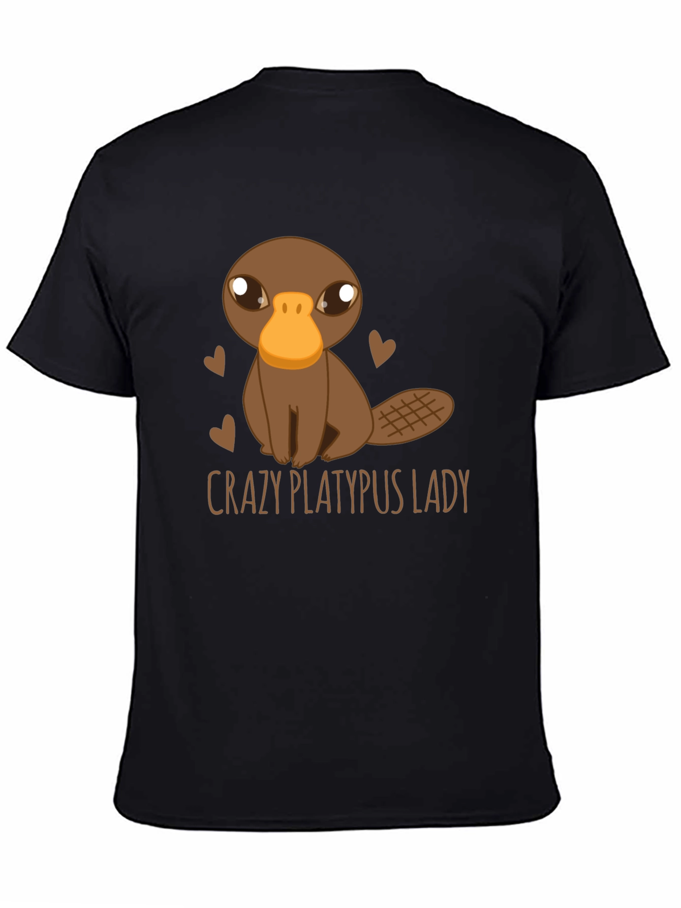 Crazy Platypus Lady Graphic Tee