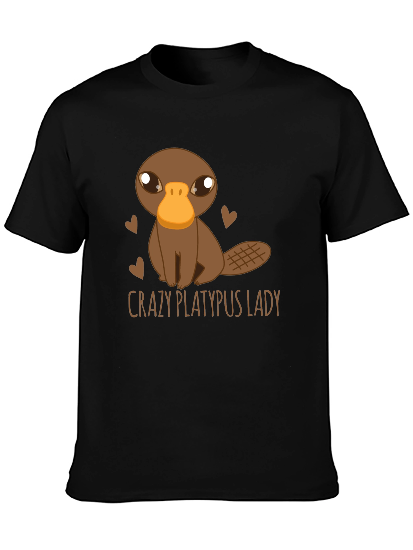 Crazy Platypus Lady Graphic Tee