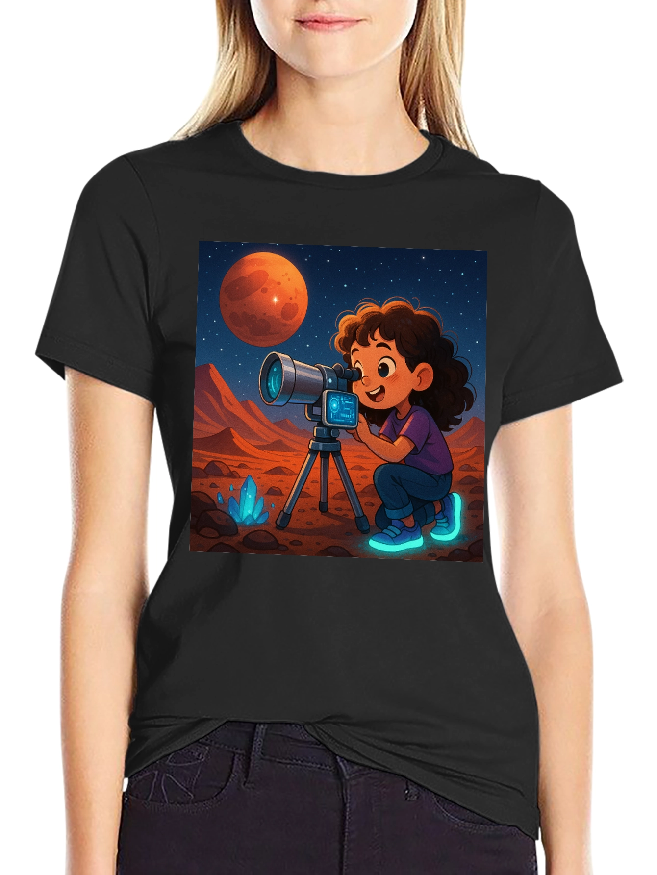 Mars Explorer Graphic Tee - Space Adventure Shirt