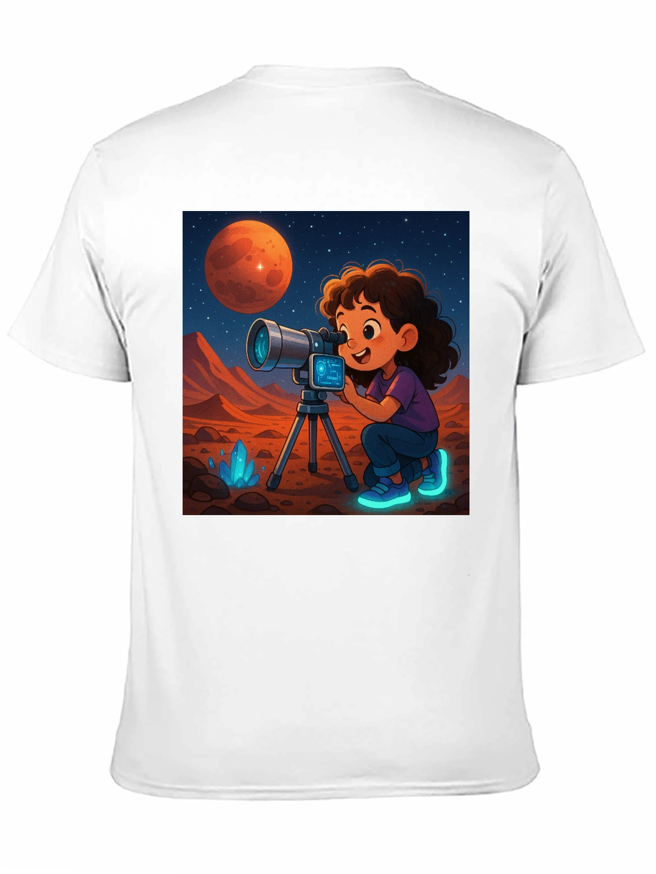 Mars Explorer Graphic Tee - Space Adventure Shirt