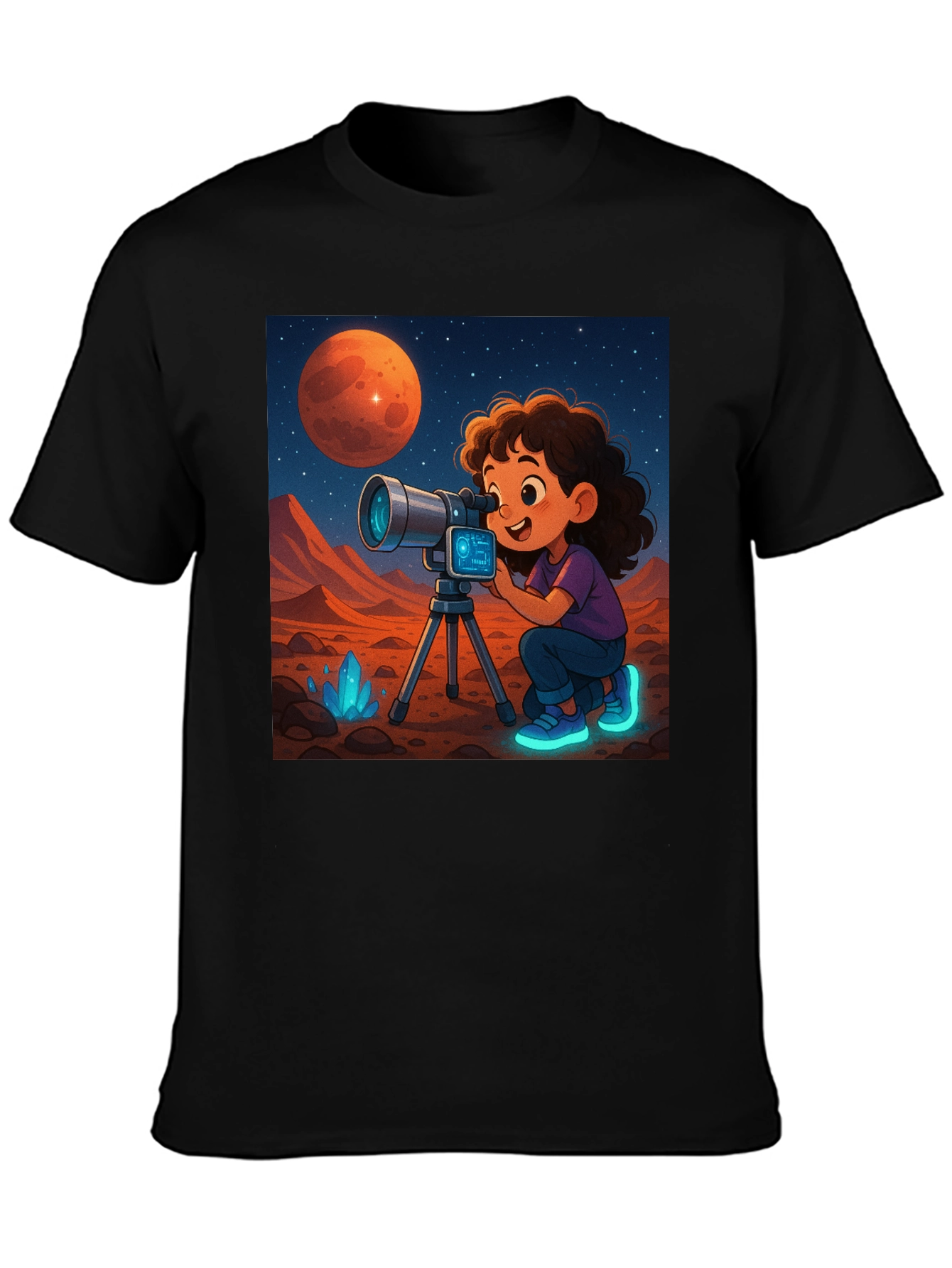 Mars Explorer Graphic Tee - Space Adventure Shirt