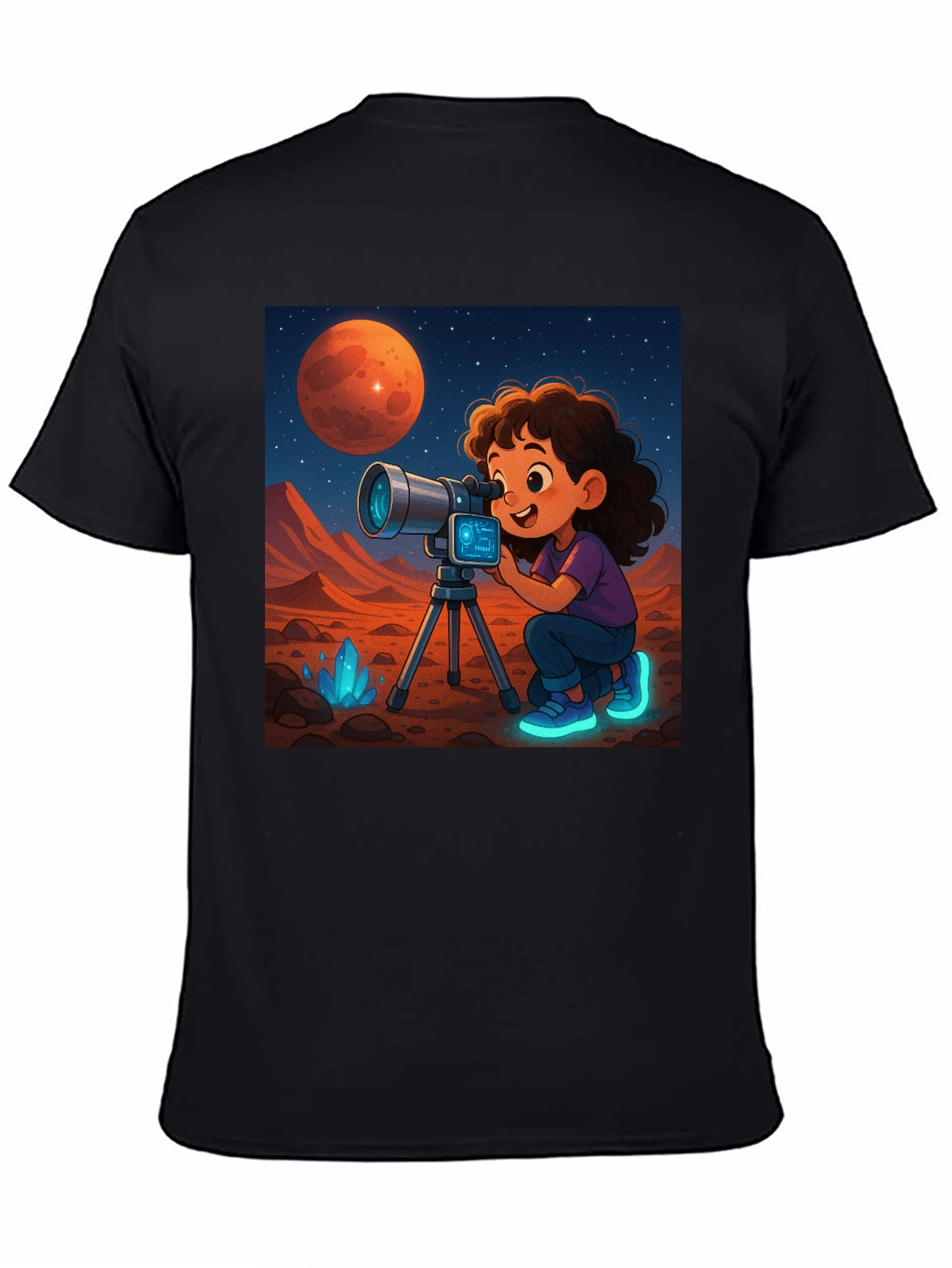 Mars Explorer Graphic Tee - Space Adventure Shirt