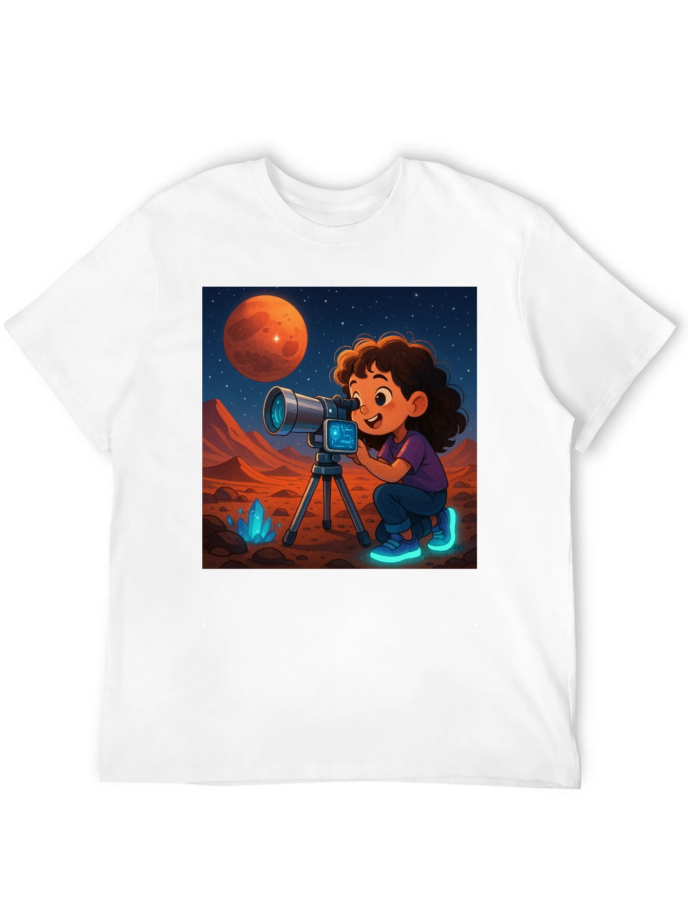 Mars Explorer Graphic Tee - Space Adventure Shirt