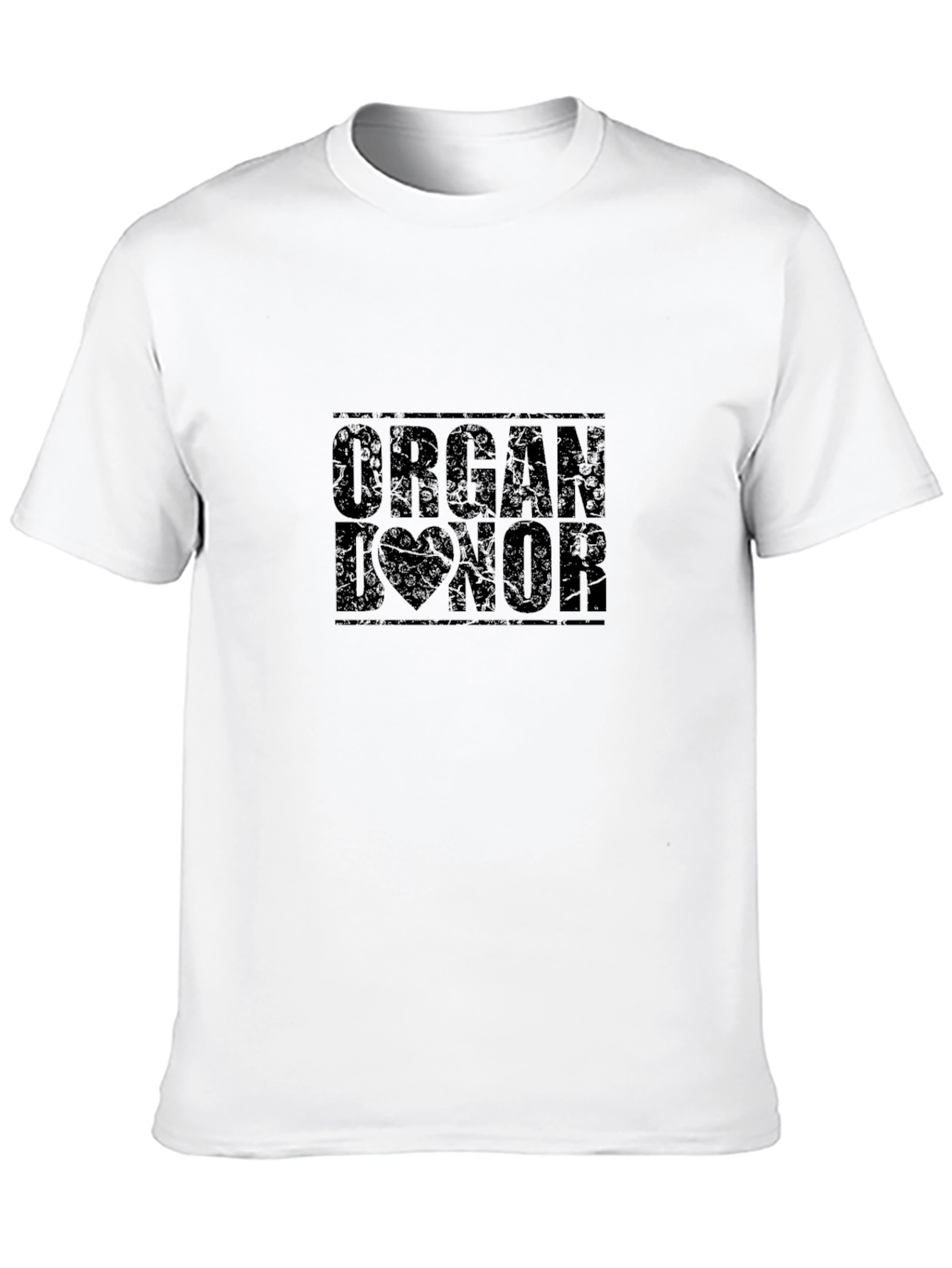 Organ Donor Graphic T-Shirt - Black