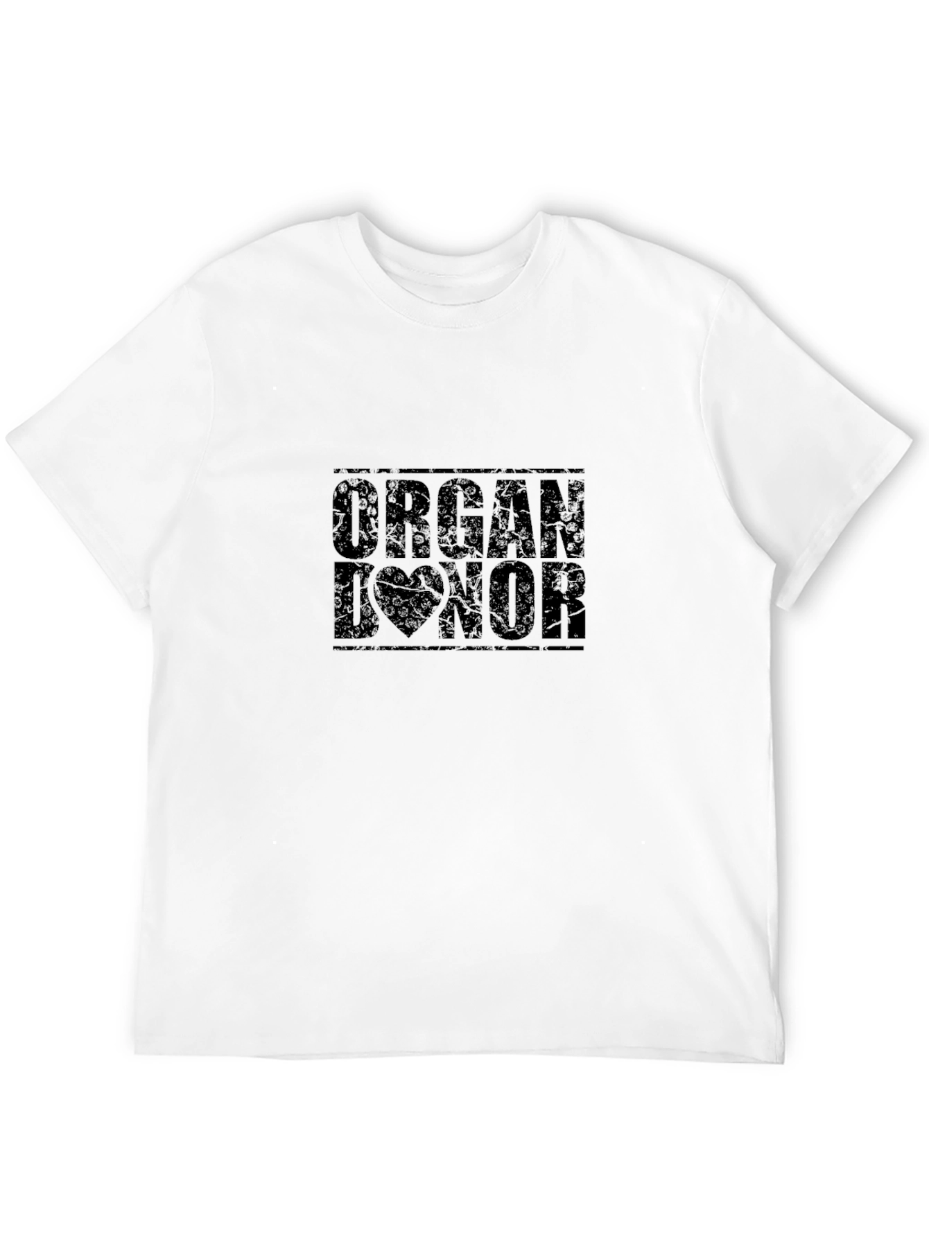 Organ Donor Graphic T-Shirt - Black
