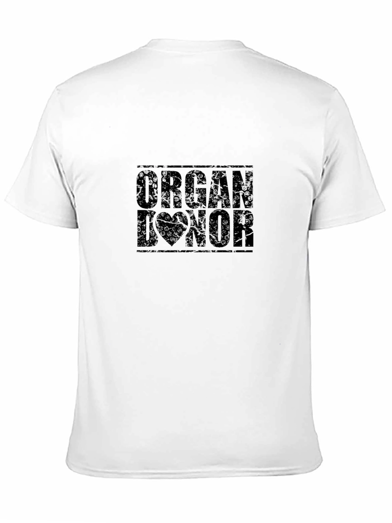 Organ Donor Graphic T-Shirt - Black