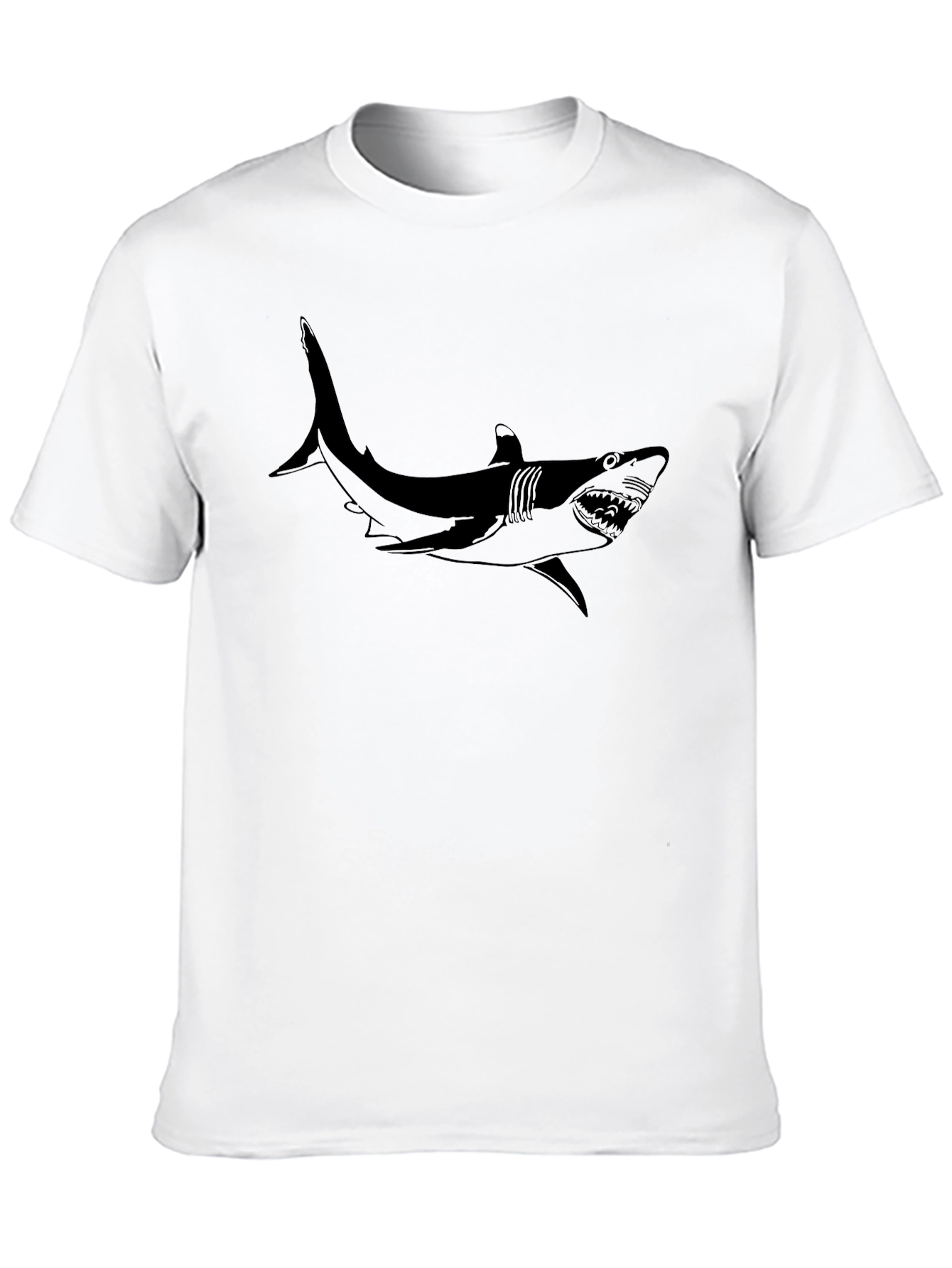 Shark Graphic Black T-Shirt