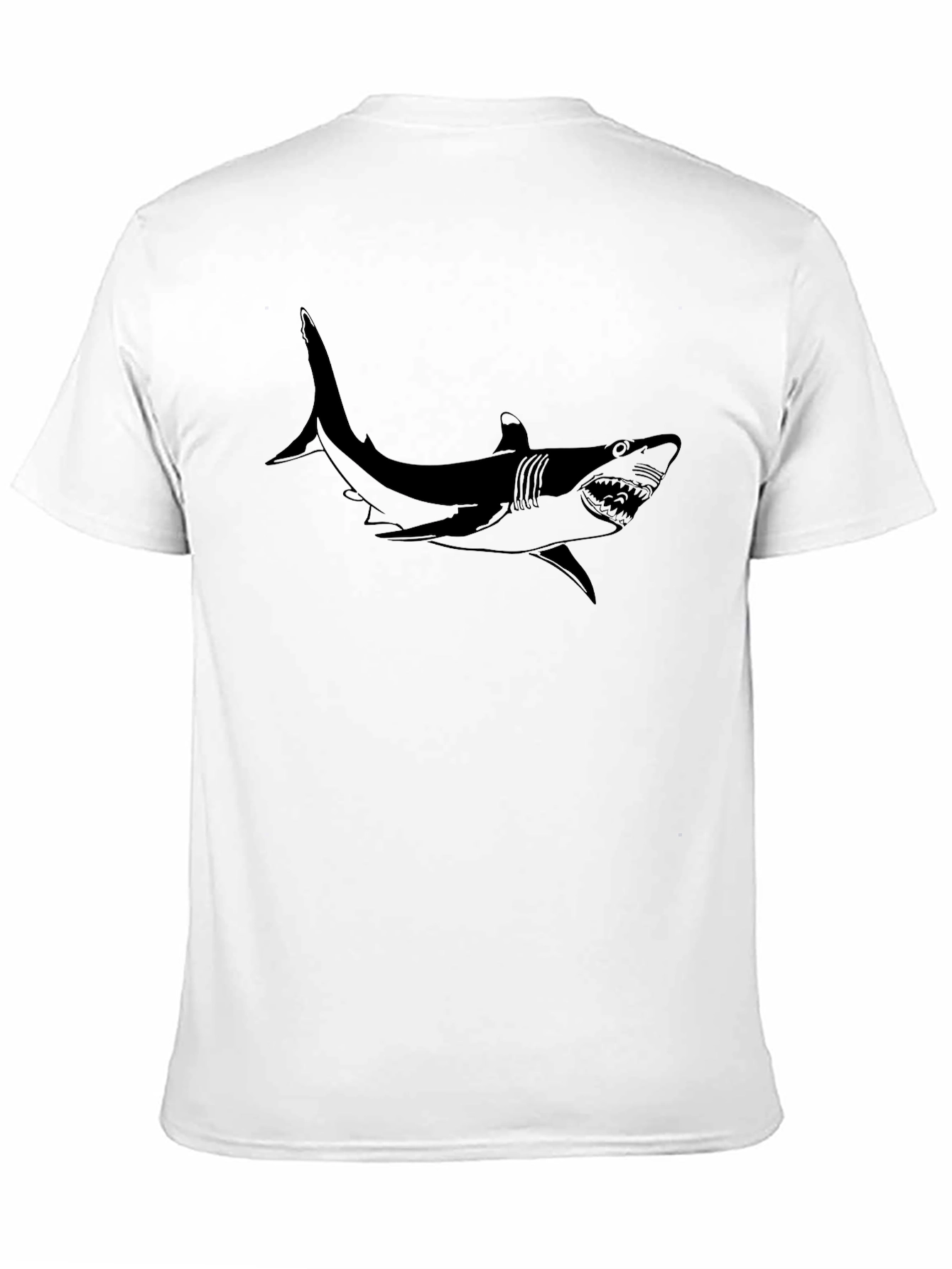 Shark Graphic Black T-Shirt