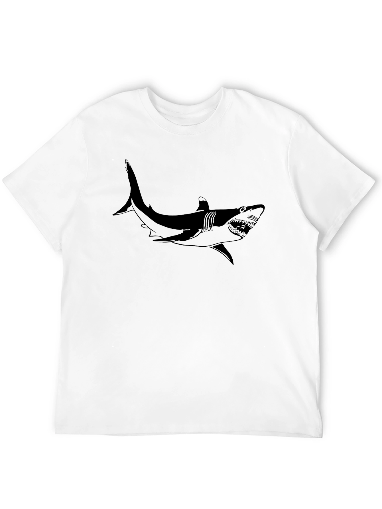 Shark Graphic Black T-Shirt