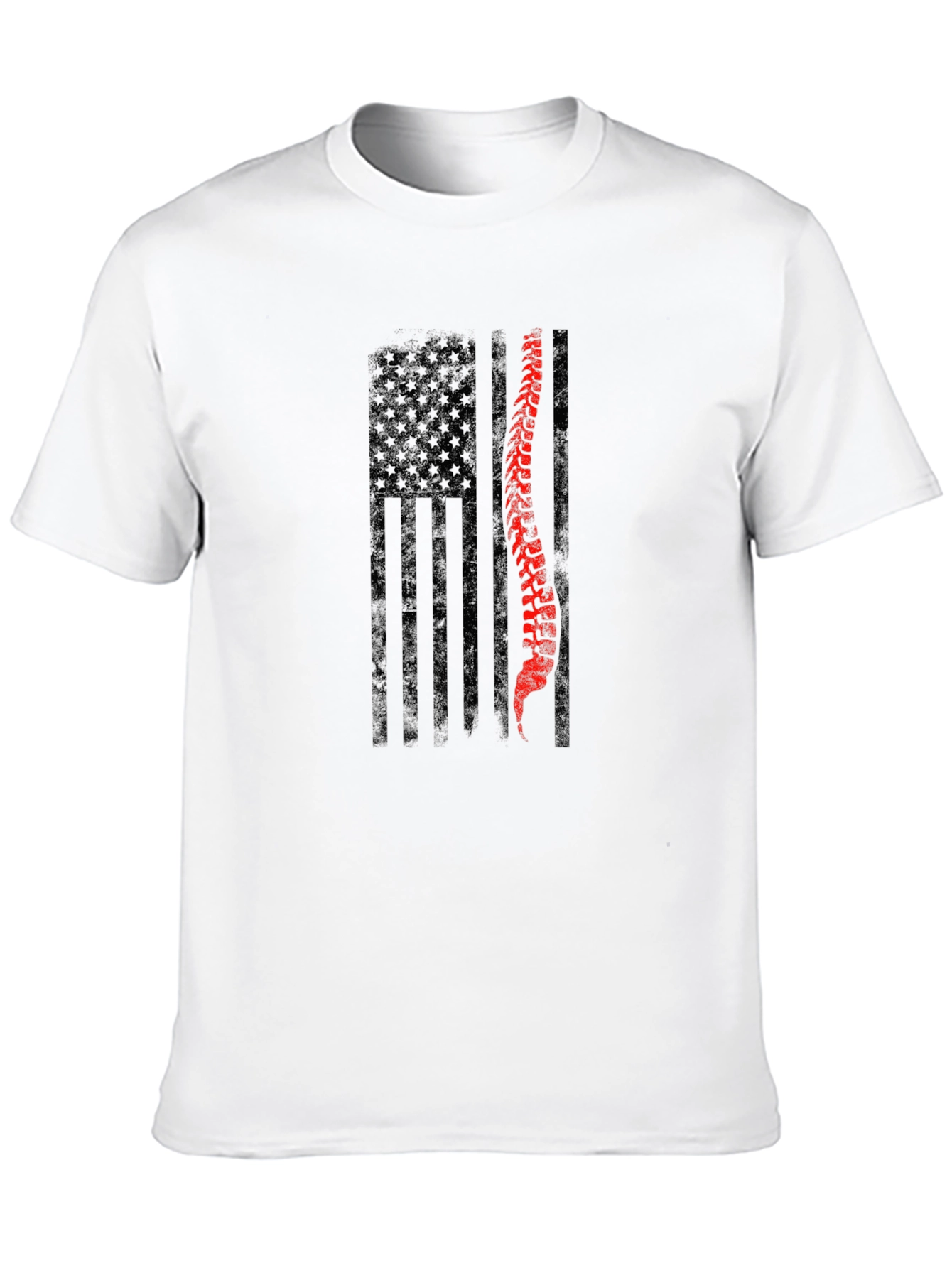 Chiropractor Flag T-Shirt - Spine Alignment Tee