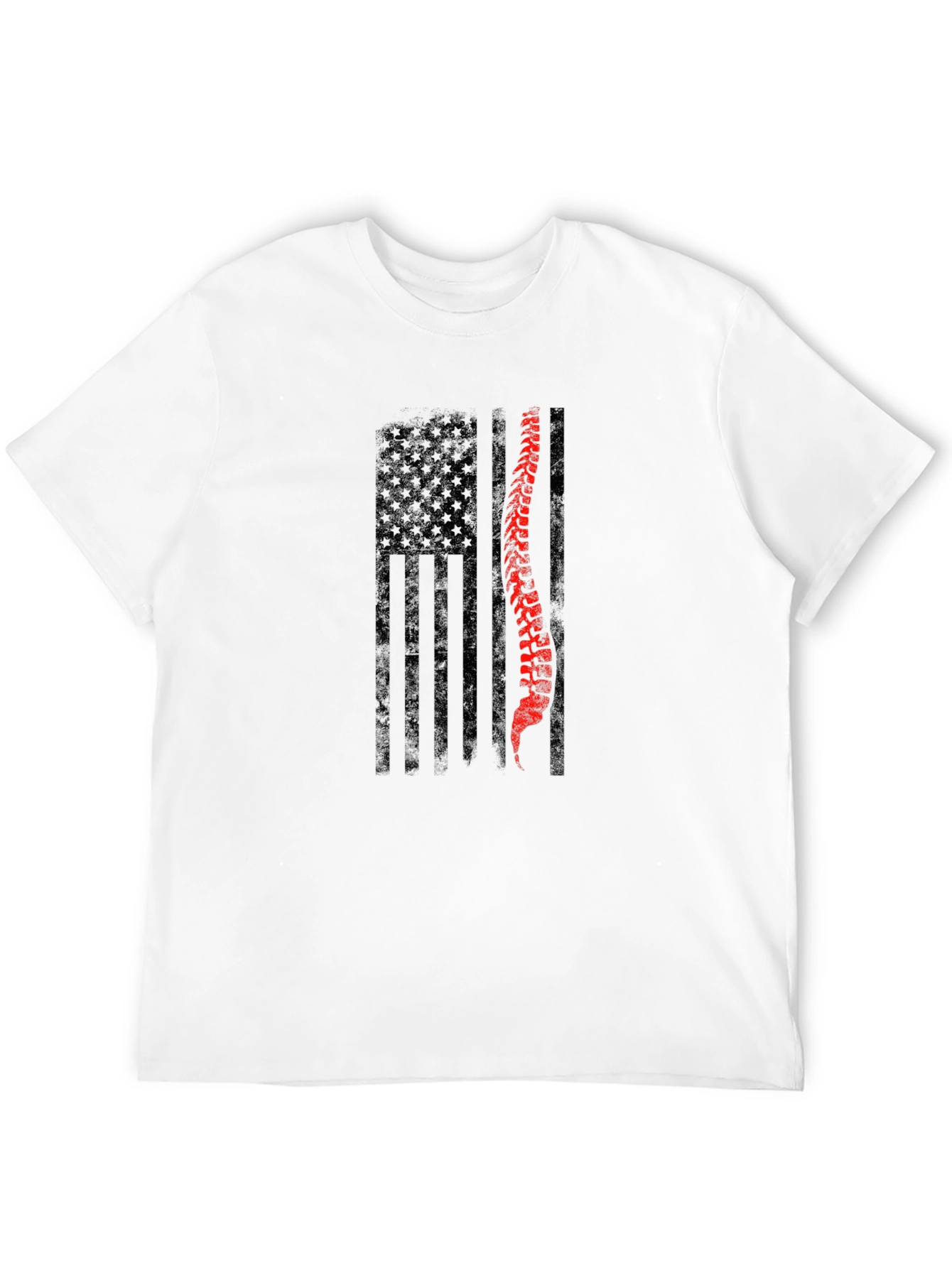Chiropractor Flag T-Shirt - Spine Alignment Tee