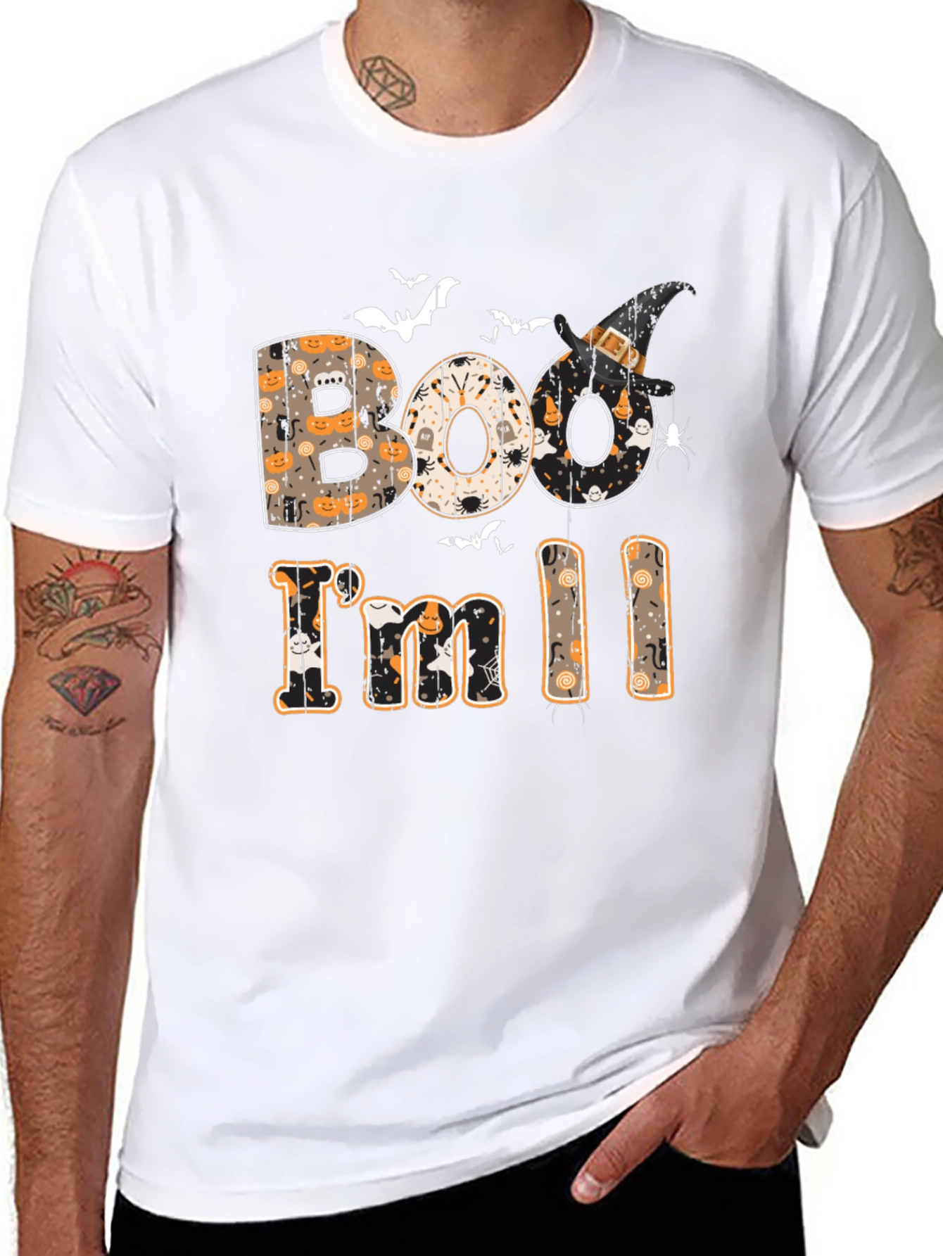 Boo Im 11 Halloween Black T-Shirt