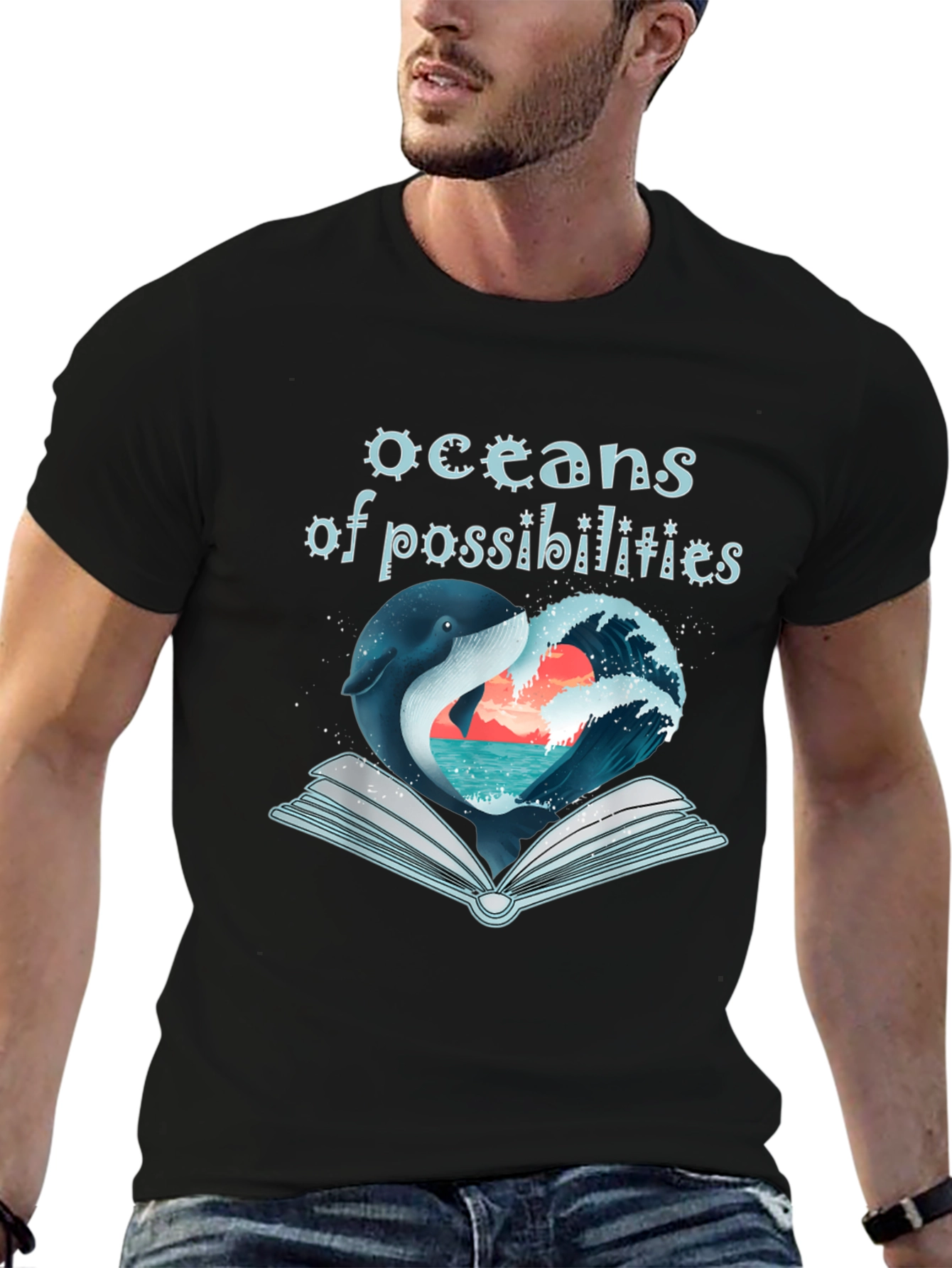 Oceans of Possibilities Whale Graphic T-Shirt
