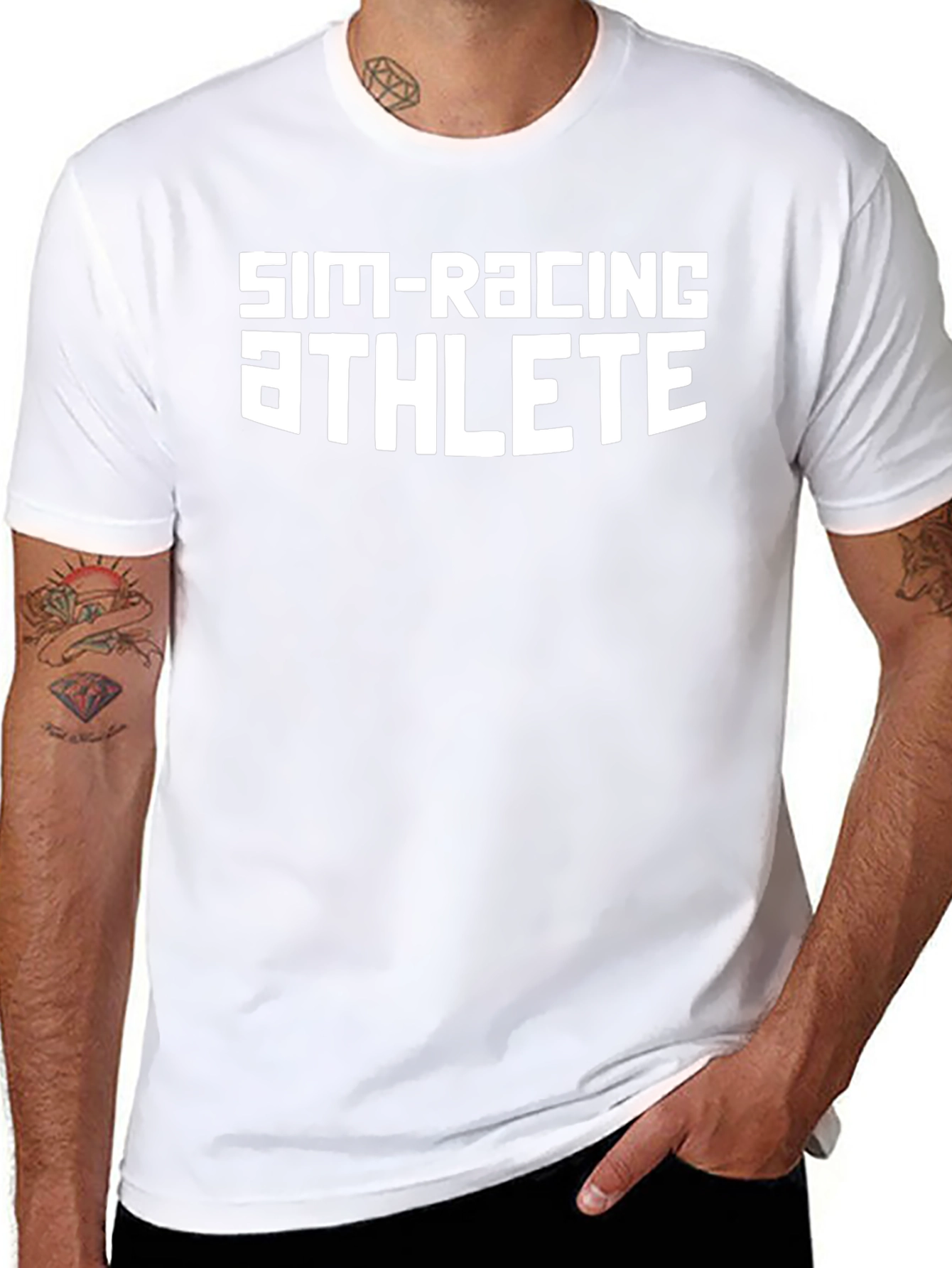 Sim-Racing Athlete Black T-Shirt