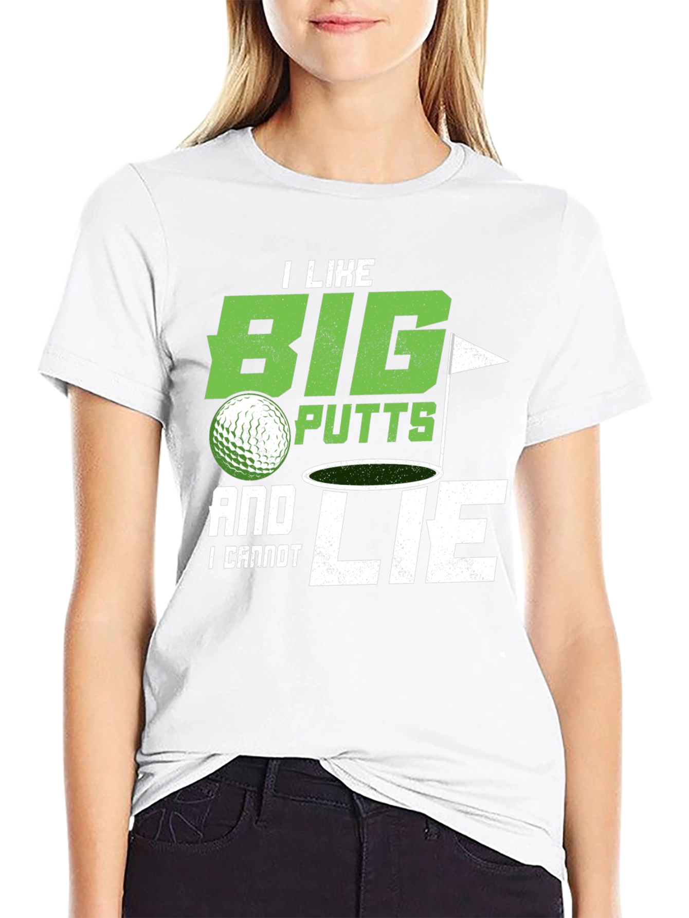Big Putts & I Cannot Lie Golf T-Shirt