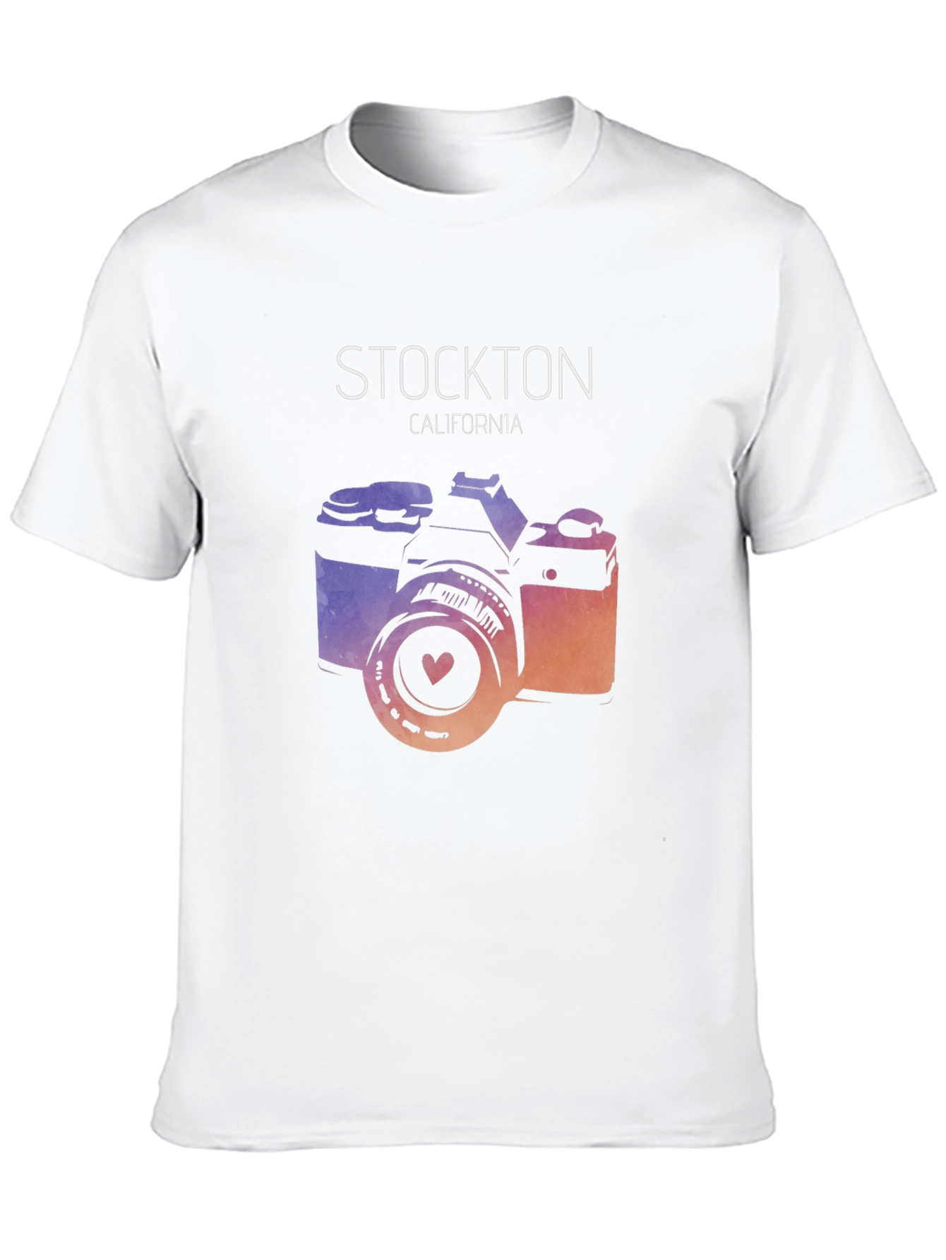 Stockton California Camera Graphic Tee