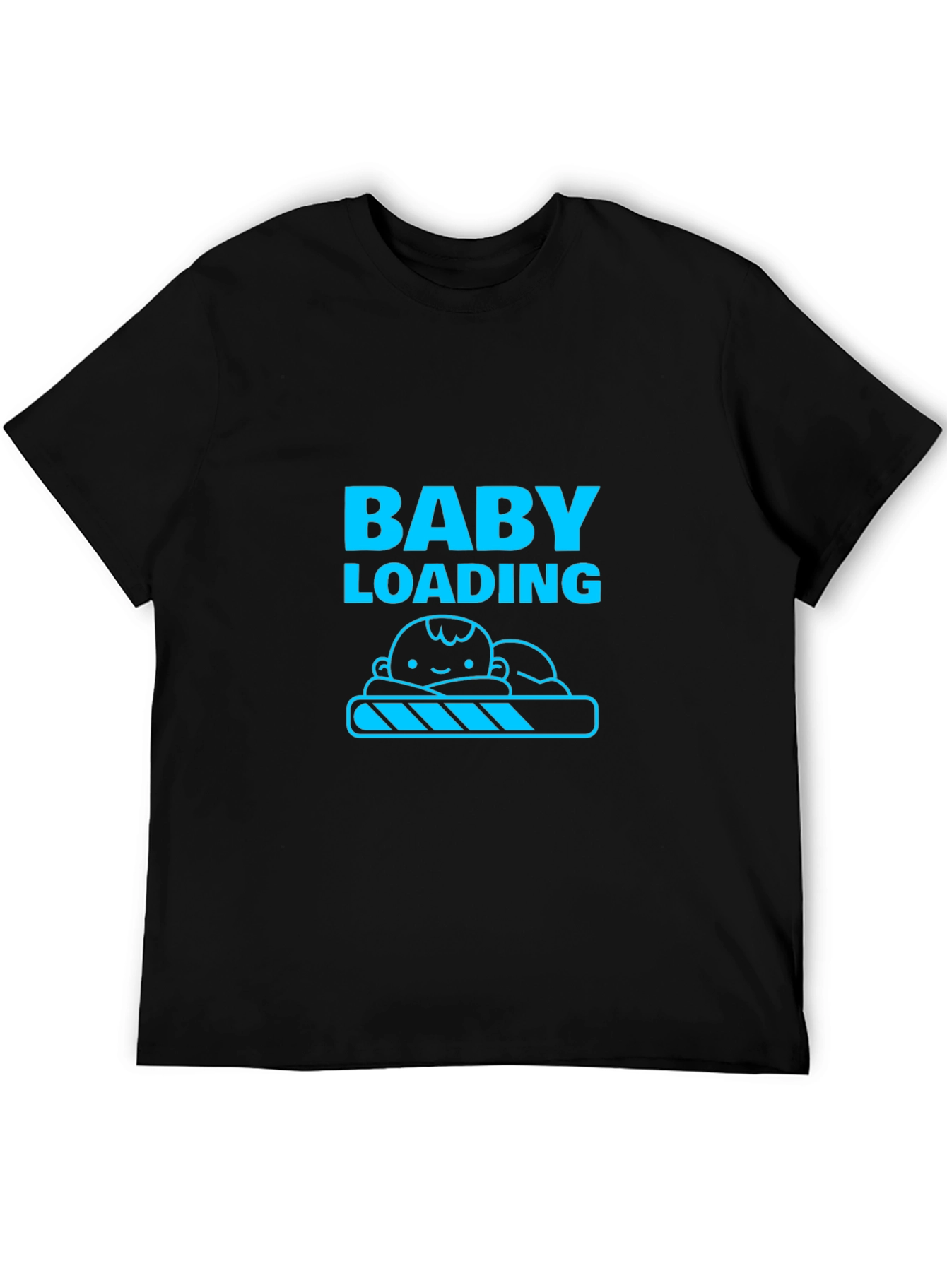 Baby Loading Mens Black T-Shirt