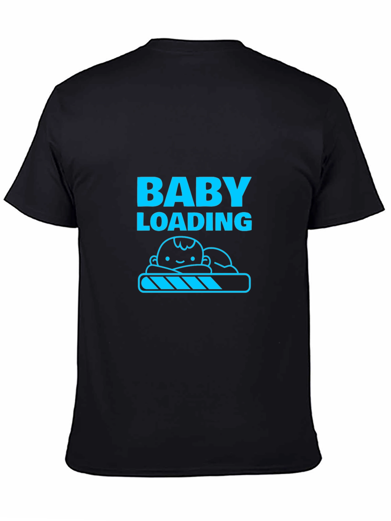 Baby Loading Mens Black T-Shirt