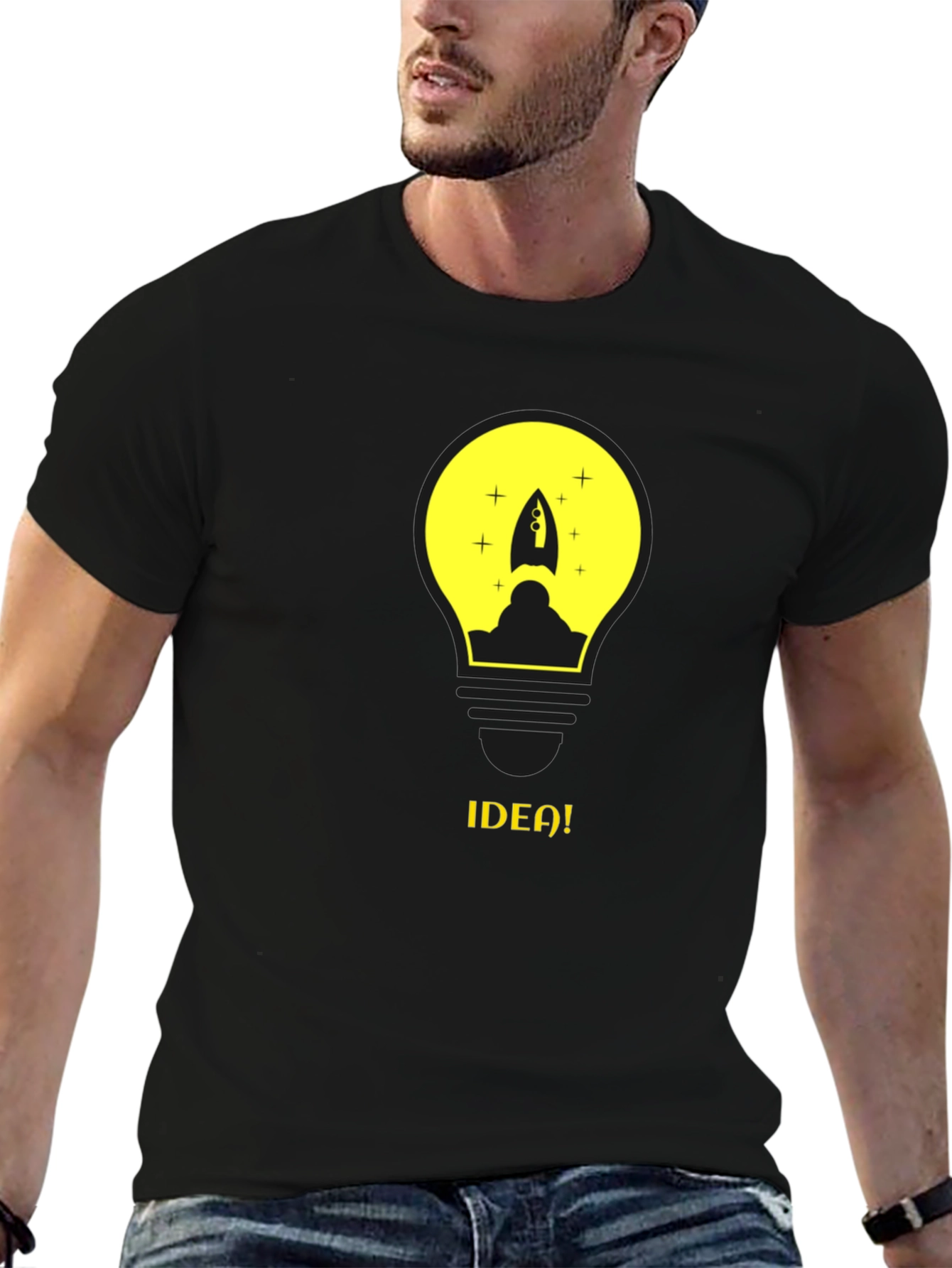Idea Bulb T-Shirt - Creative Innovation Graphic Tee
